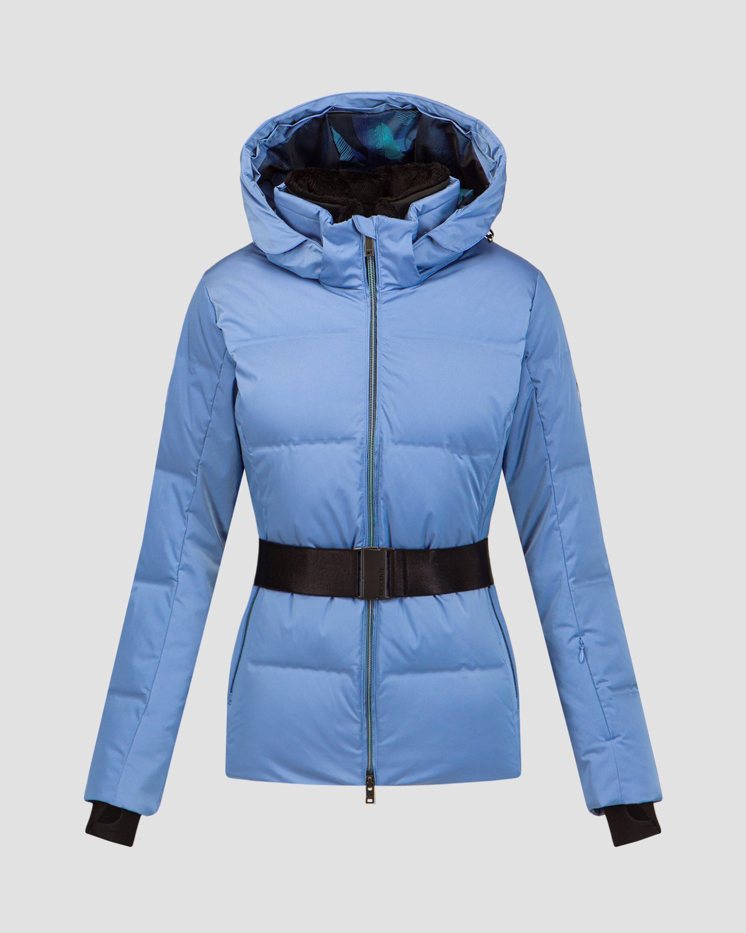 Women's ski jacket Descente Luna, Color/Pattern: Niebieski