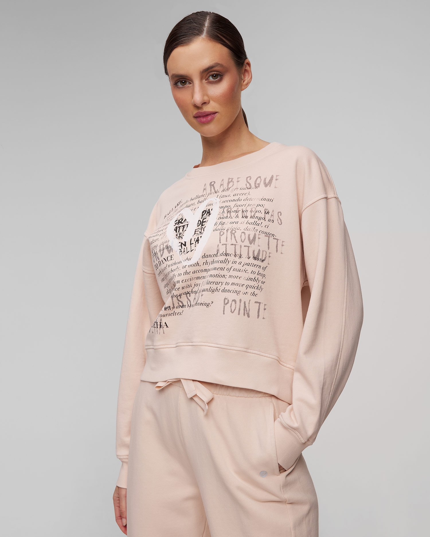 Růžová dámská mikina Deha