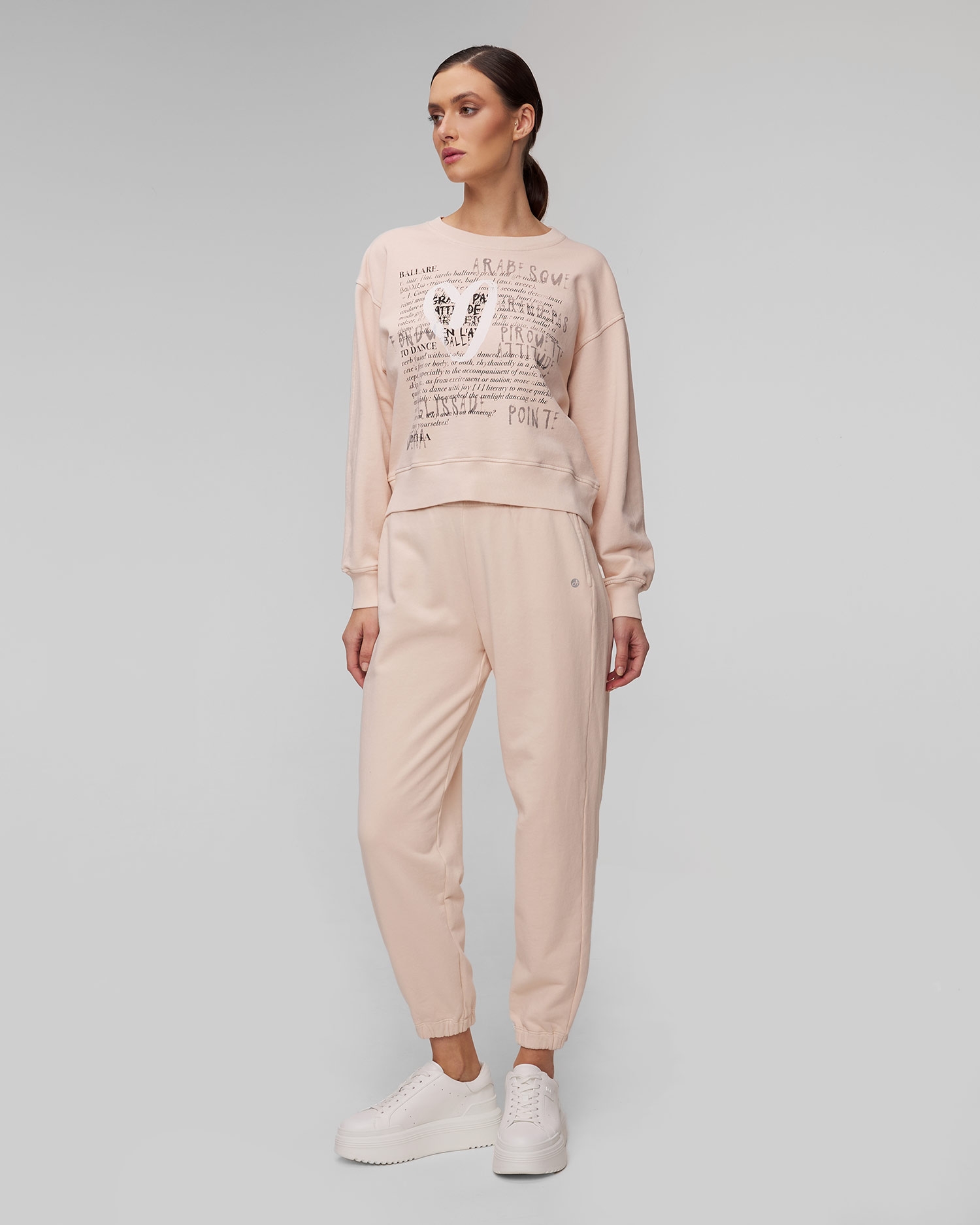 Růžová dámská mikina Deha