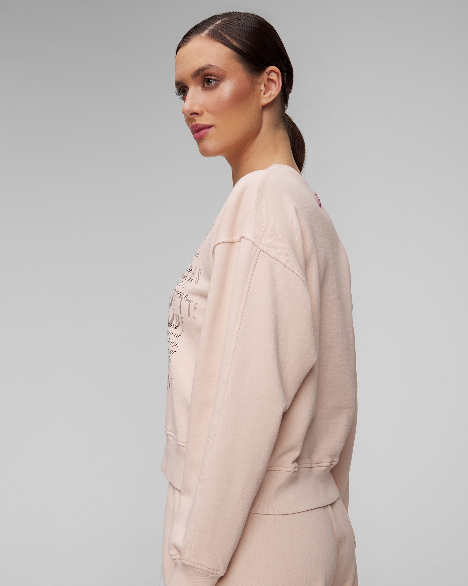 Růžová dámská mikina Deha