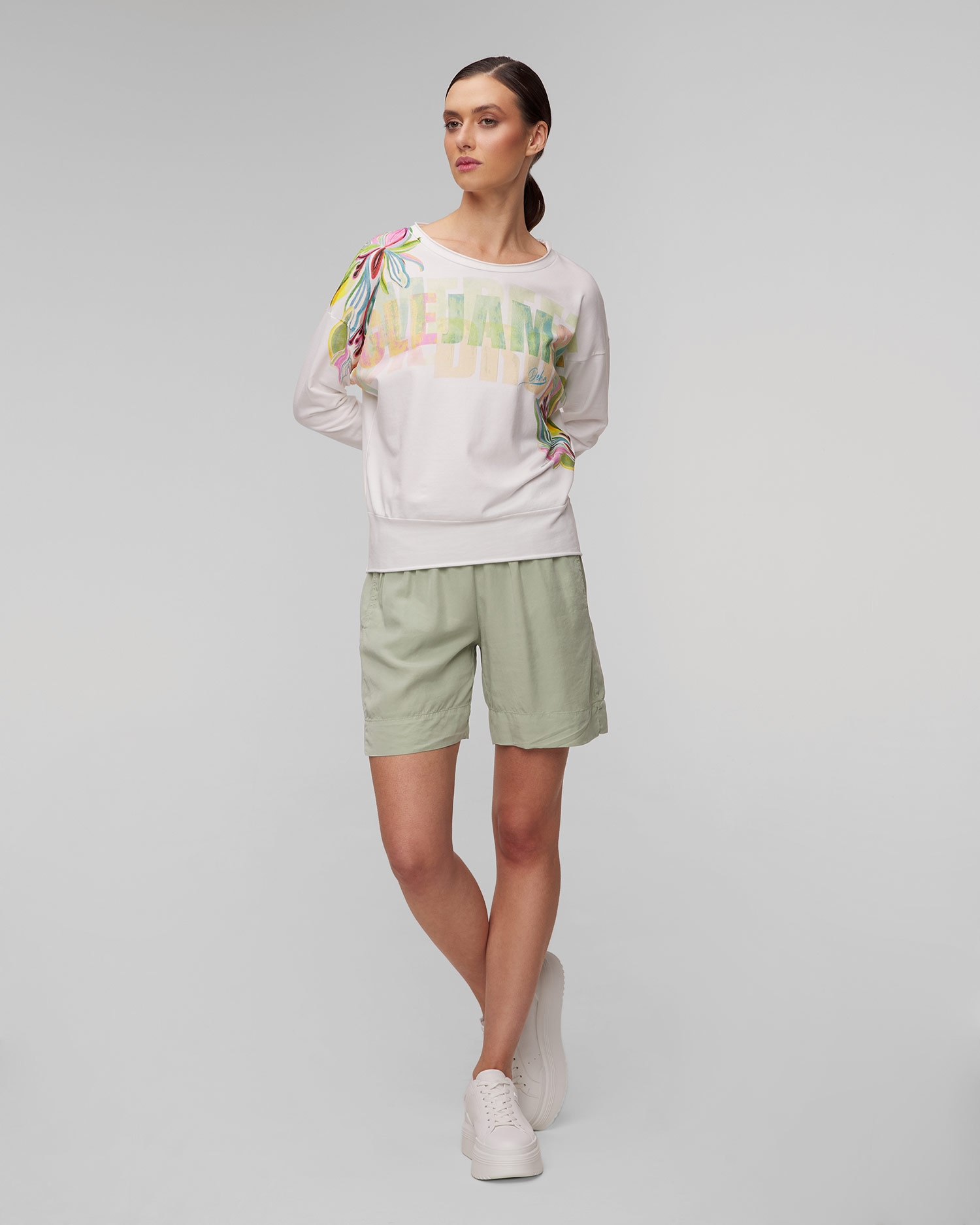 Zelené dámské kraťasy Deha