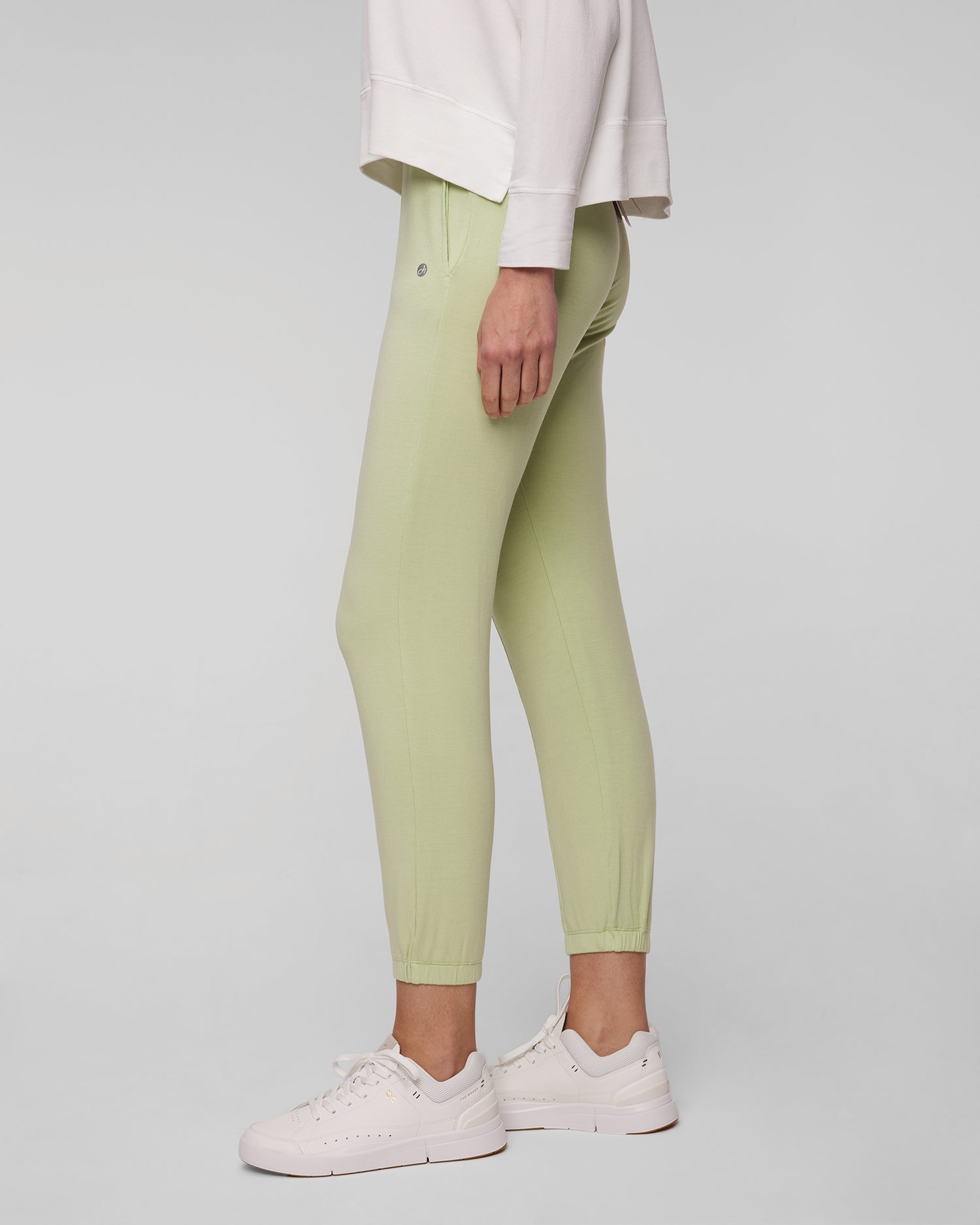 Dámské zelené kalhoty Deha