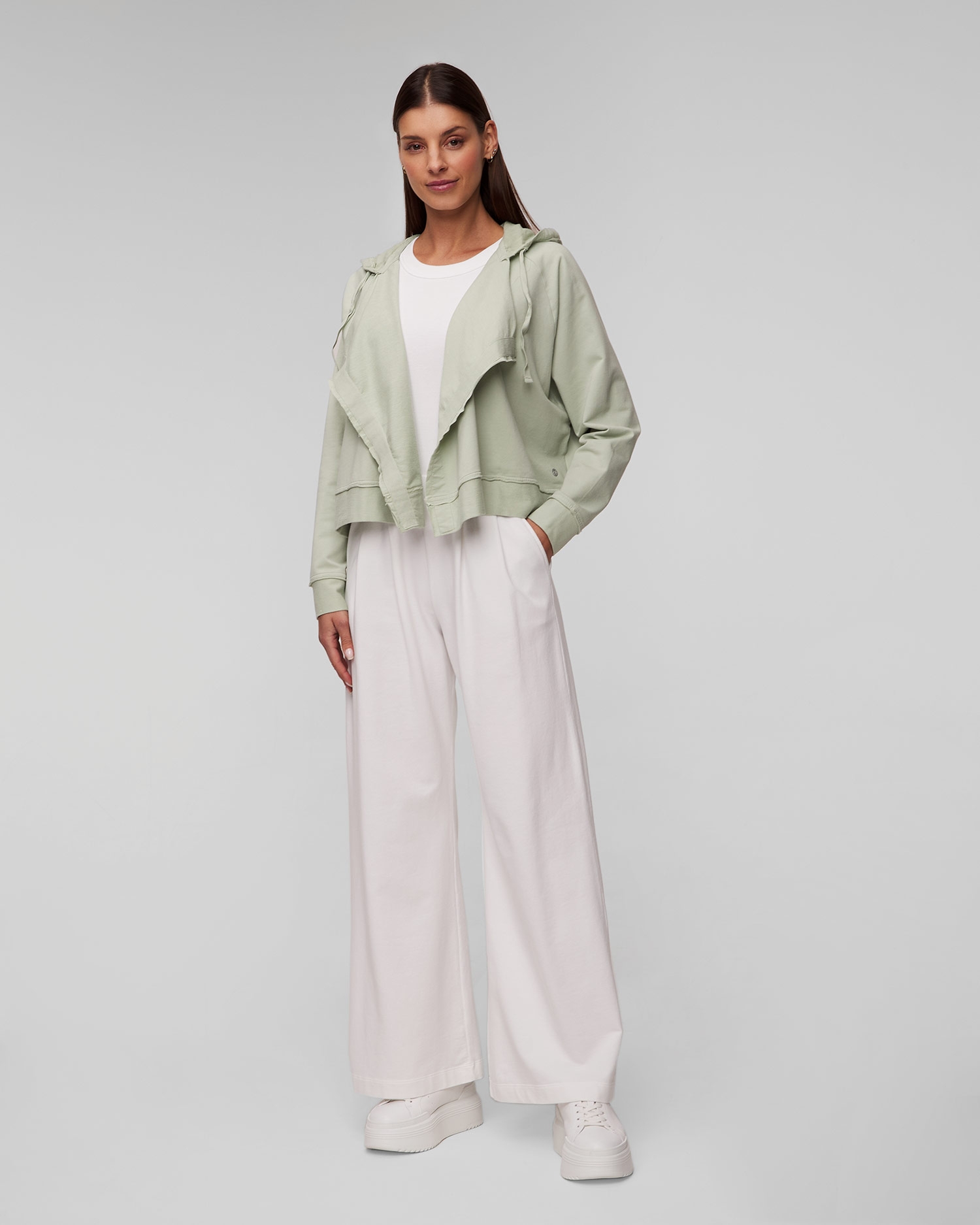 Zelená dámská mikina Deha