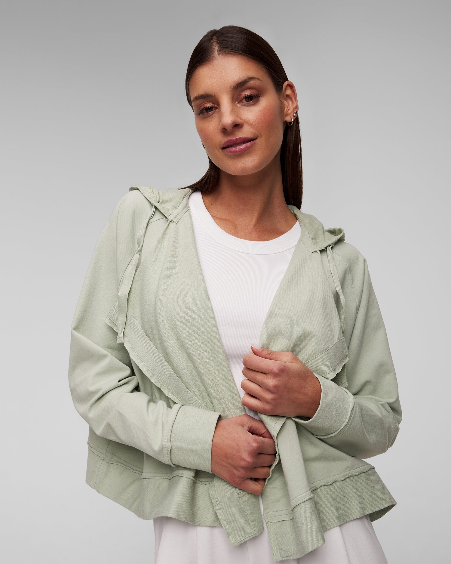 Zelená dámská mikina Deha