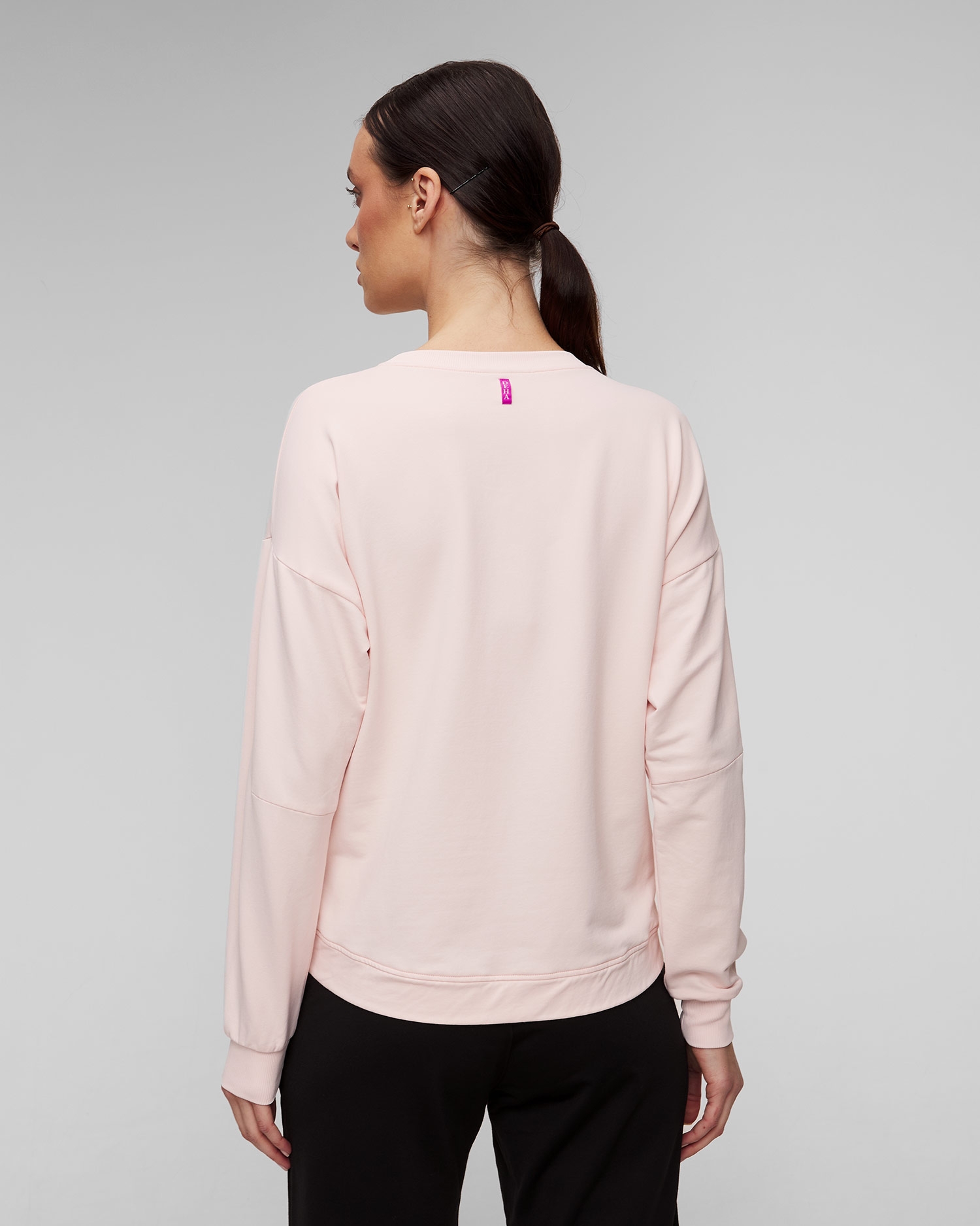 Růžová dámská mikina Deha