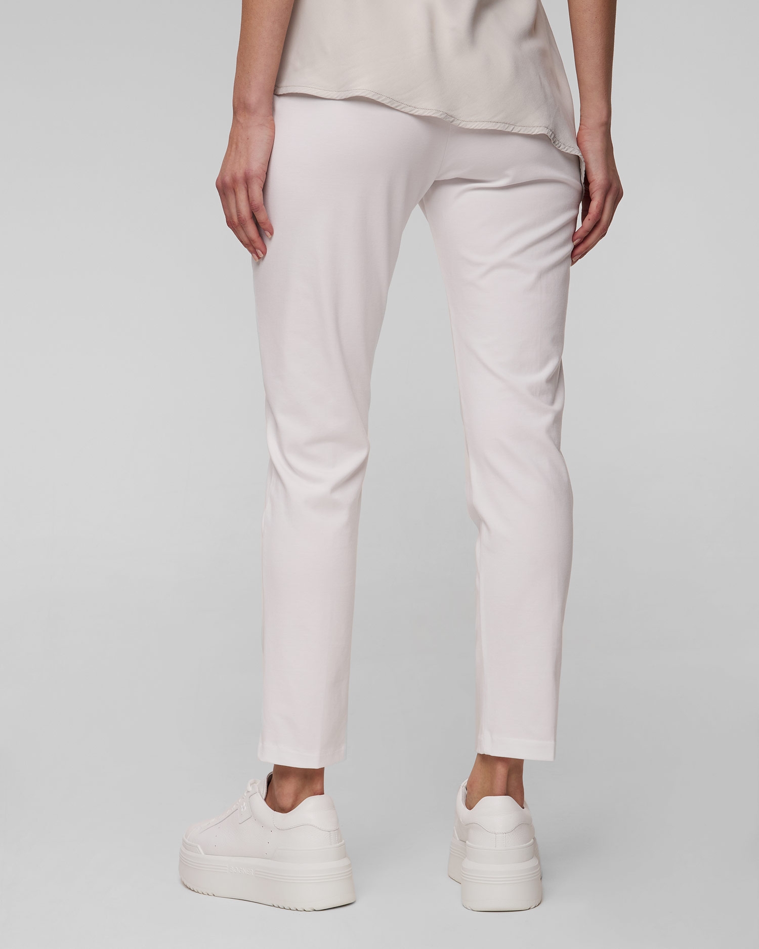 Bílé dámské kalhoty Deha