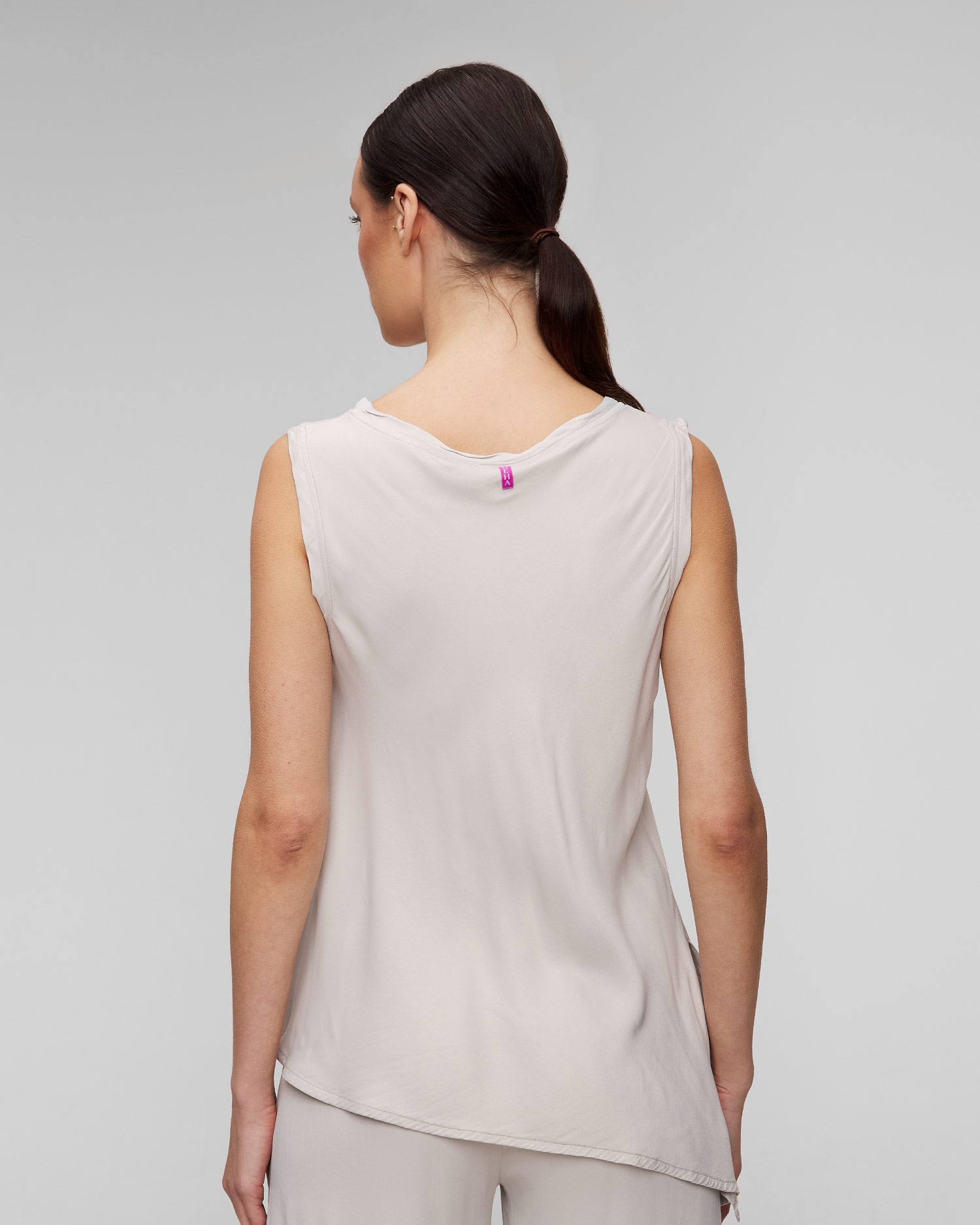 Dámský šedý viskózový top Deha