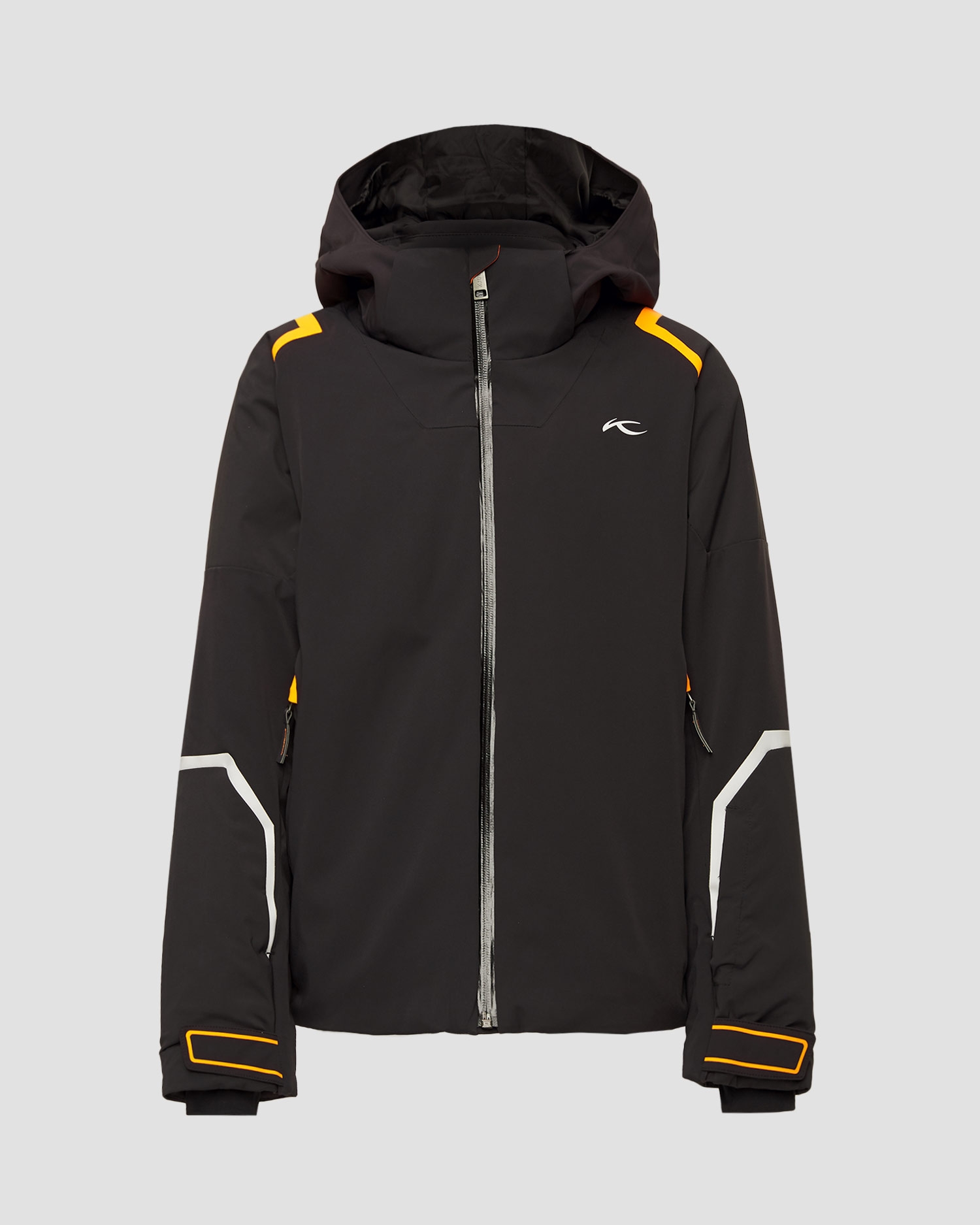 Černá lyžařská bunda pro chlapce Kjus Downforce
