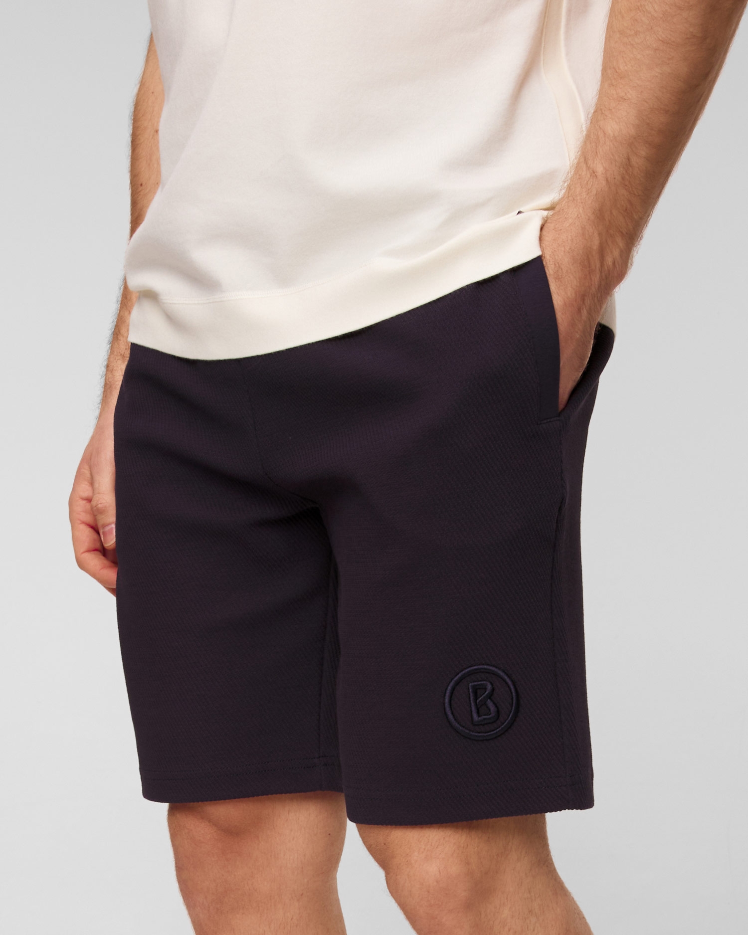 Tmavě modré pánské kraťasy BOGNER Lonis