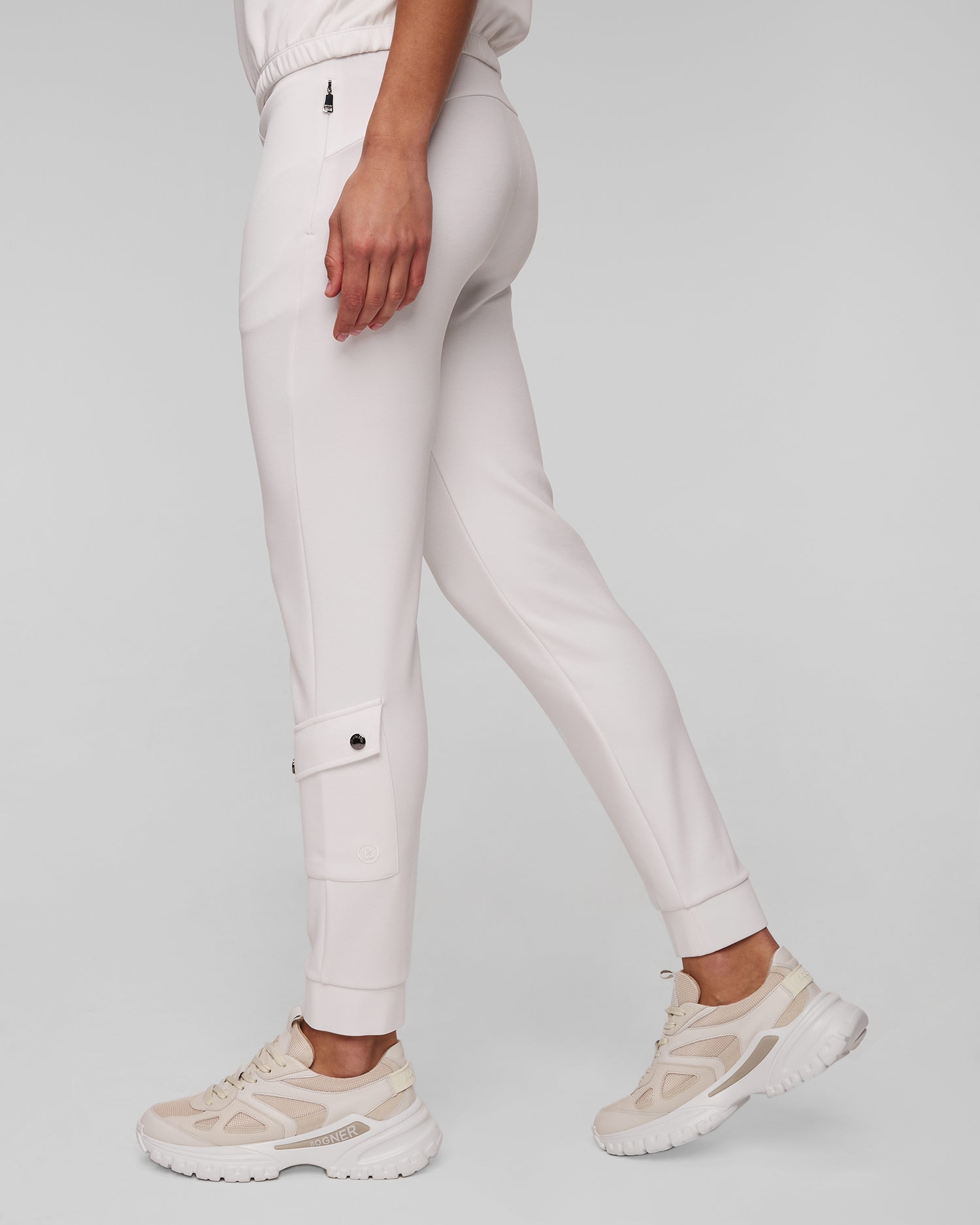 Bílé dámské kalhoty BOGNER Yannie