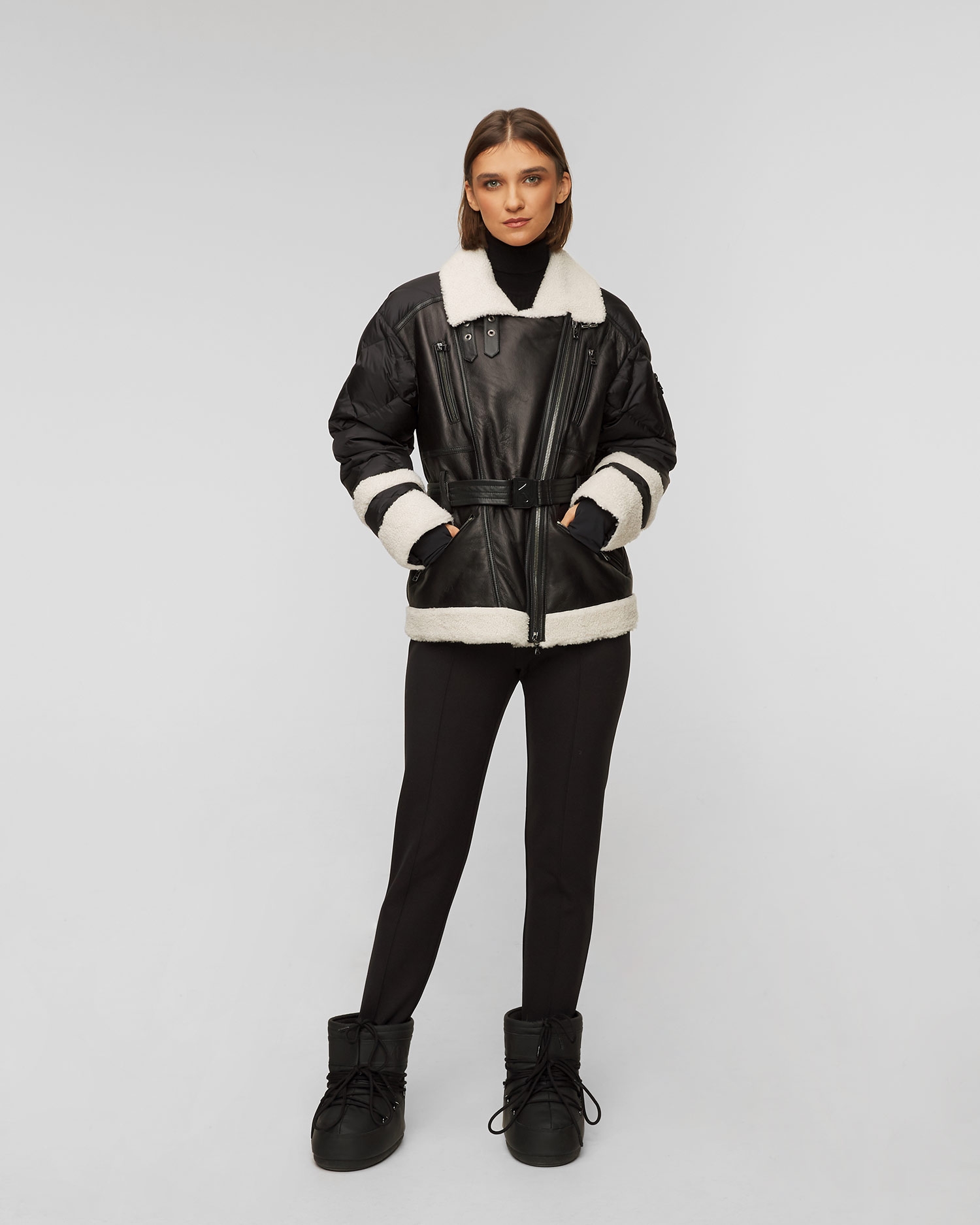 Kožená dámská lyžařská bunda BOGNER Luna-Ld