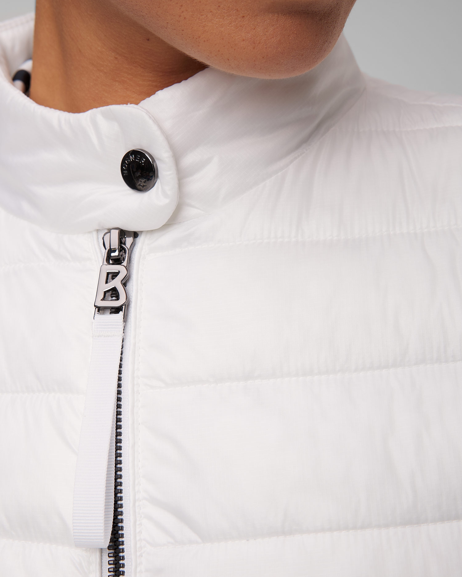 Bílá dámská prošívaná bunda BOGNER Kosy