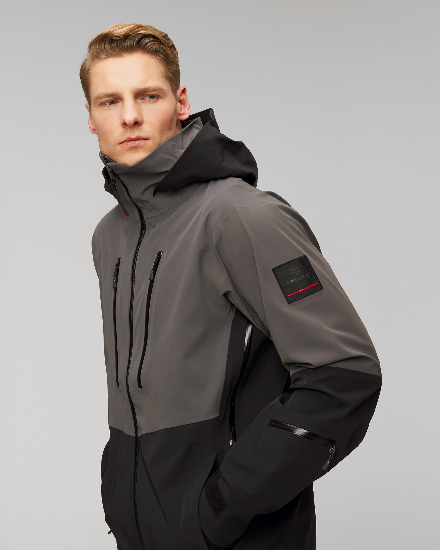 Pánská černá lyžařská bunda BOGNER FIRE+ICE Paro-T