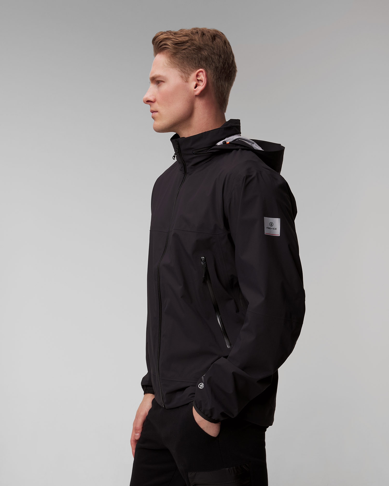 Černá pánská nepromokavá bunda BOGNER FIRE+ICE Jadan3-T