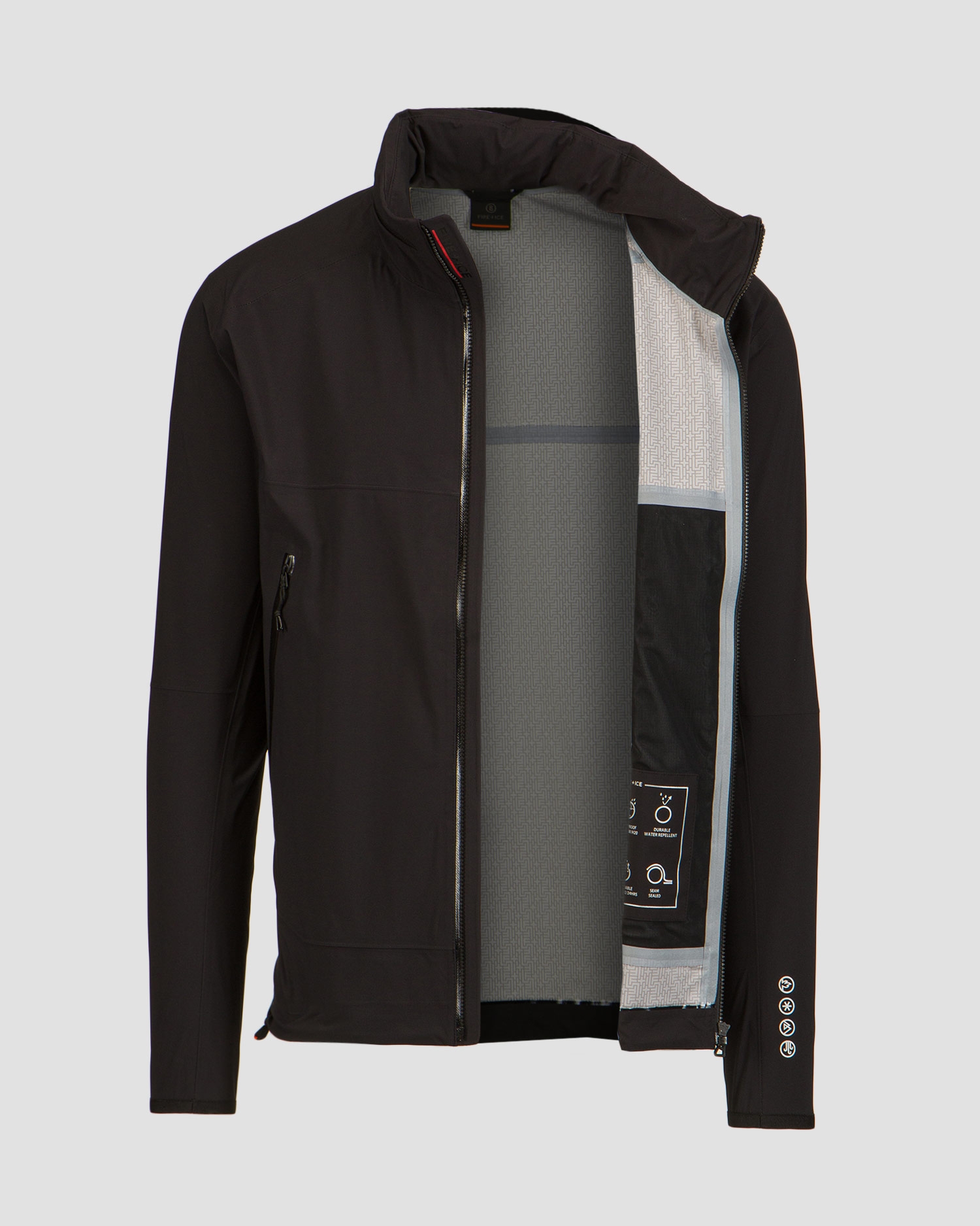 Černá pánská nepromokavá bunda BOGNER FIRE+ICE Jadan3-T