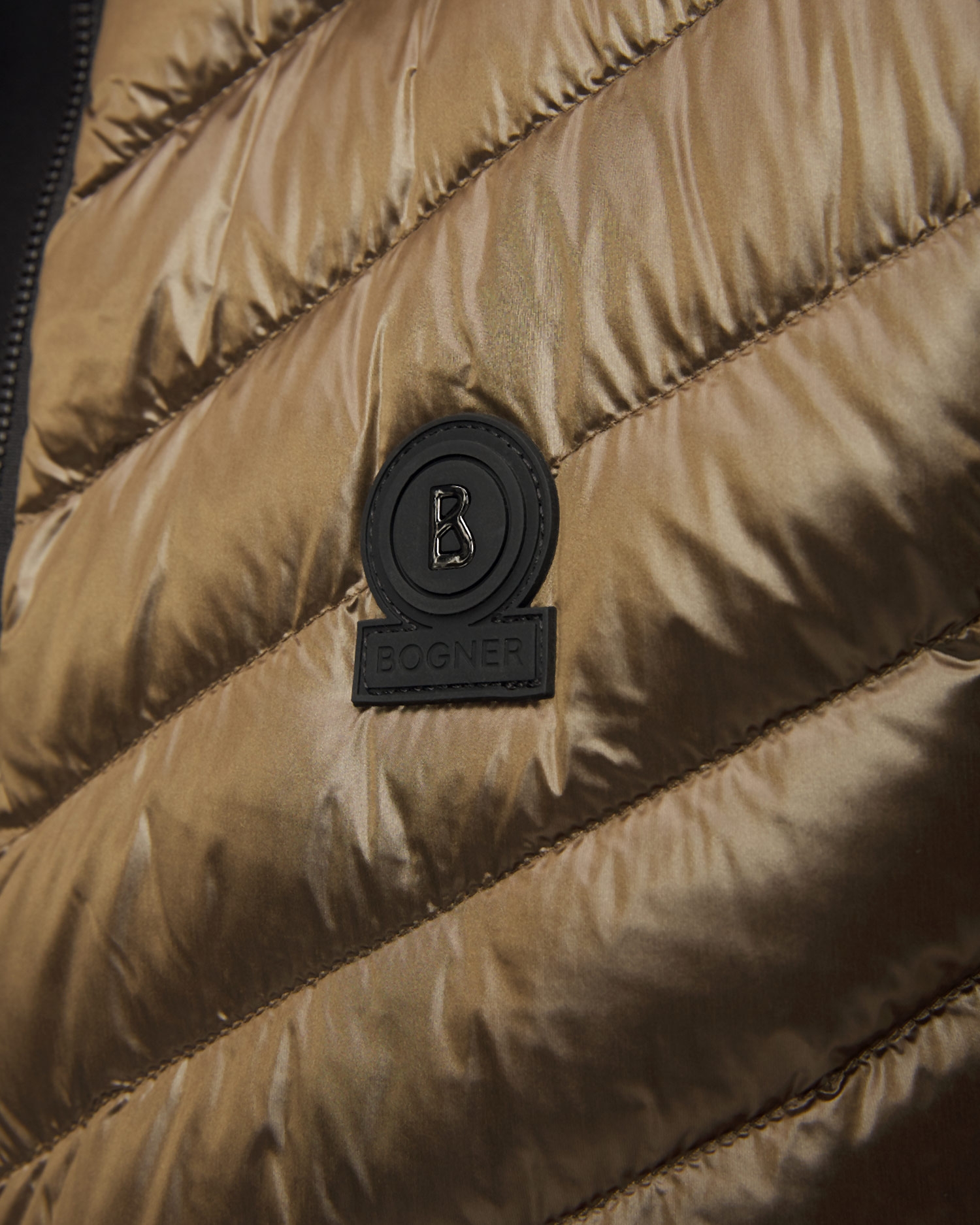 Hnědá pánská prošívaná vesta BOGNER Lasse-D2