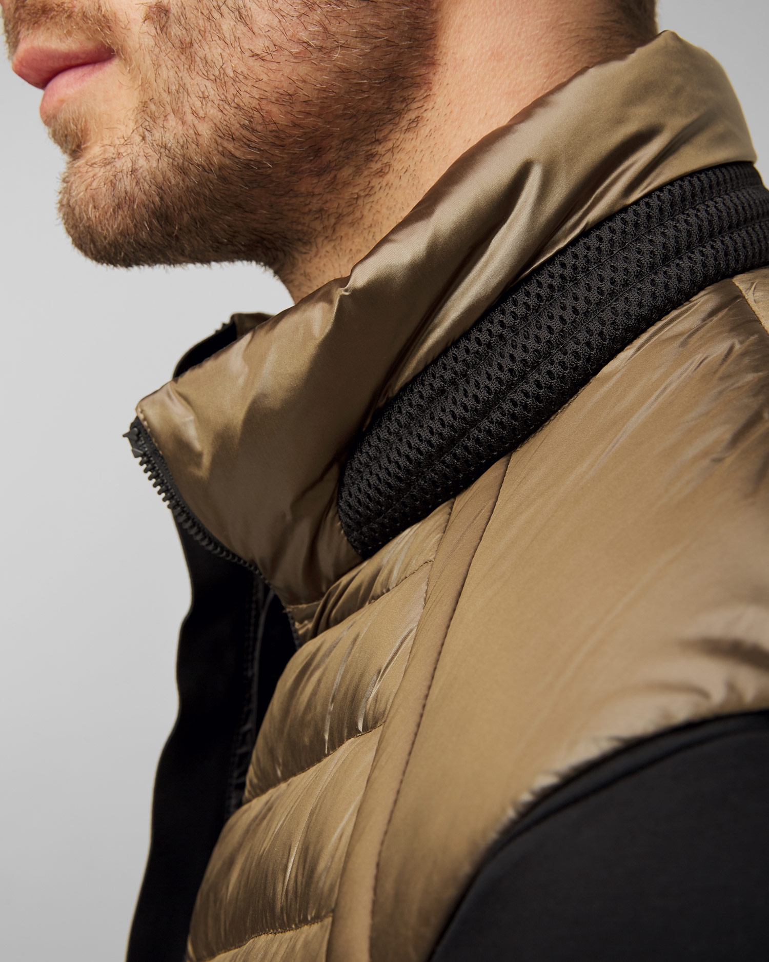 Hnědá pánská prošívaná vesta BOGNER Lasse-D2