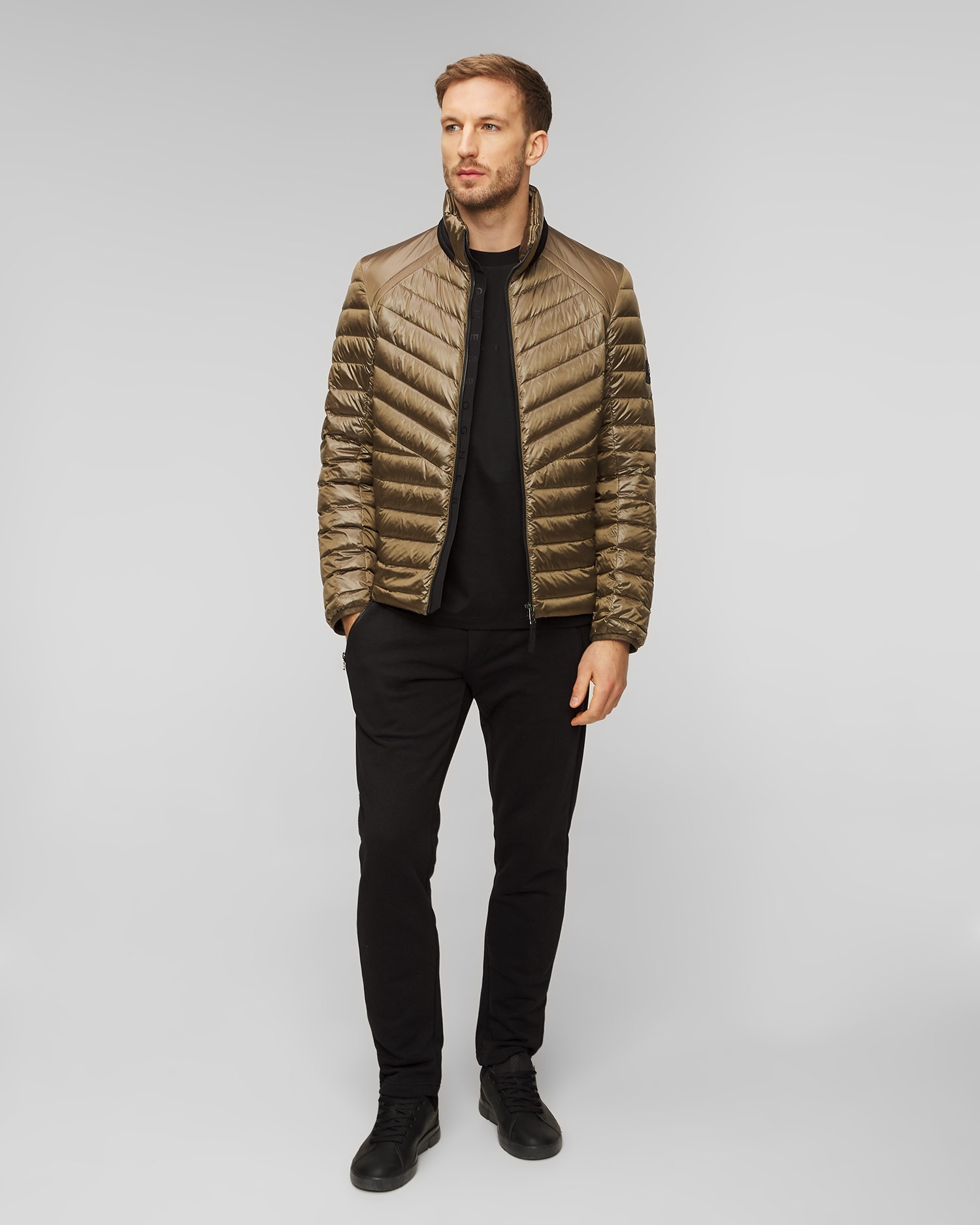 Hnědá pánská prošívaná vesta BOGNER Liman-D