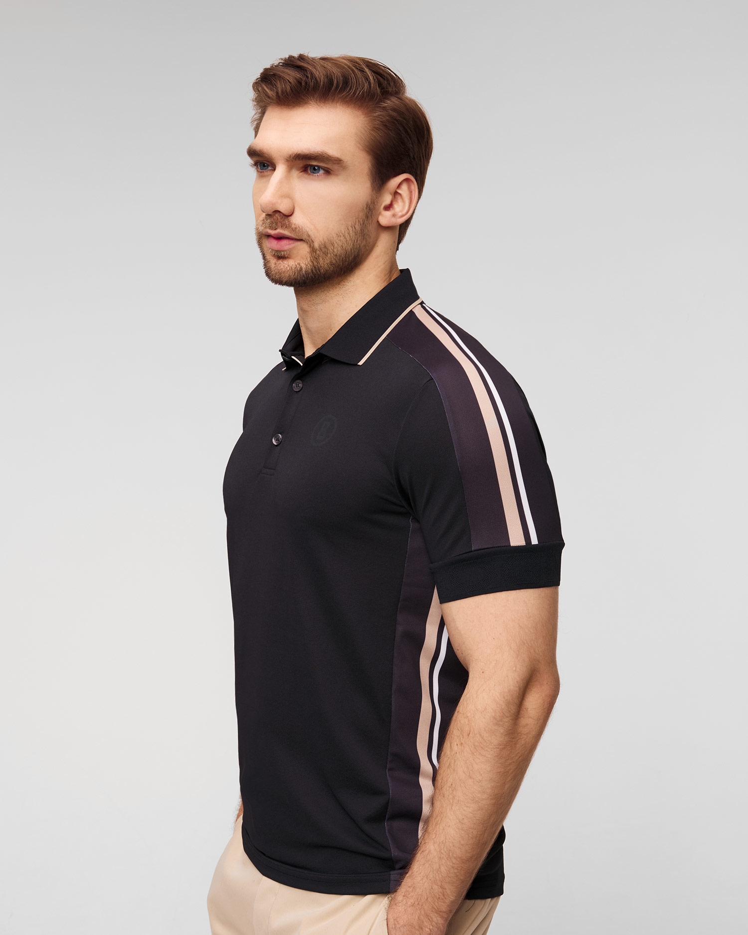 Černá pánská polokošile BOGNER Claudius