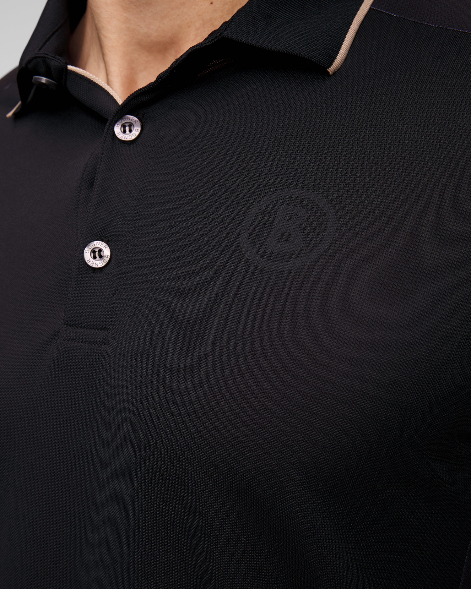 Černá pánská polokošile BOGNER Claudius