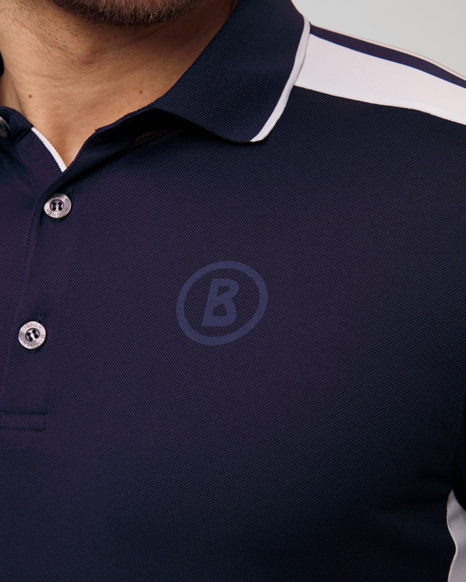 Černá pánská polokošile BOGNER Claudius