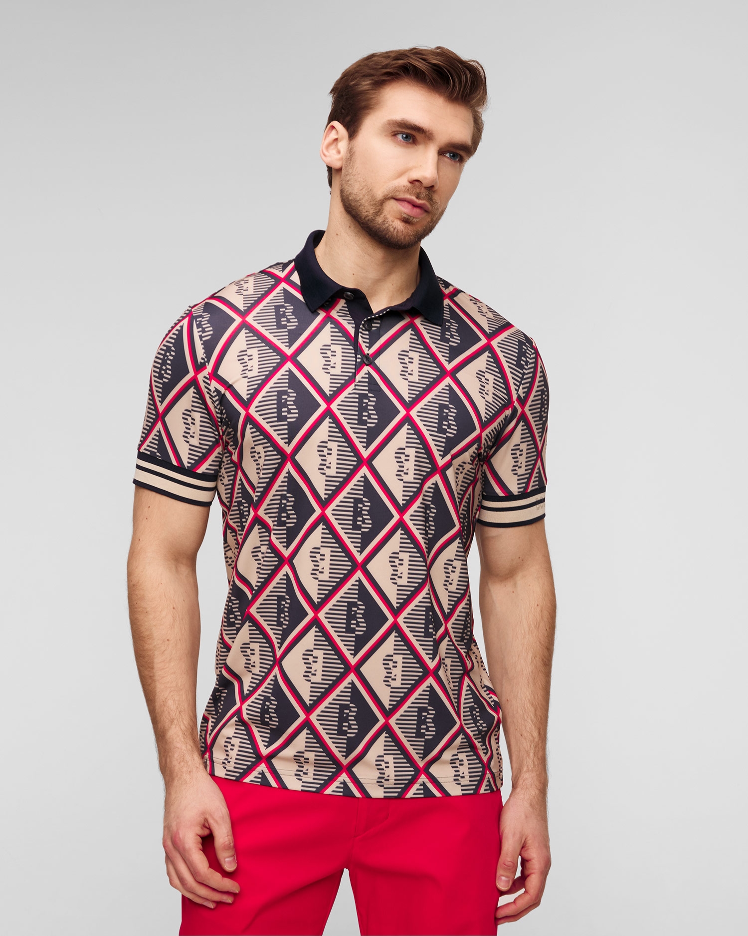 Pánské vzorované polo BOGNER Ron