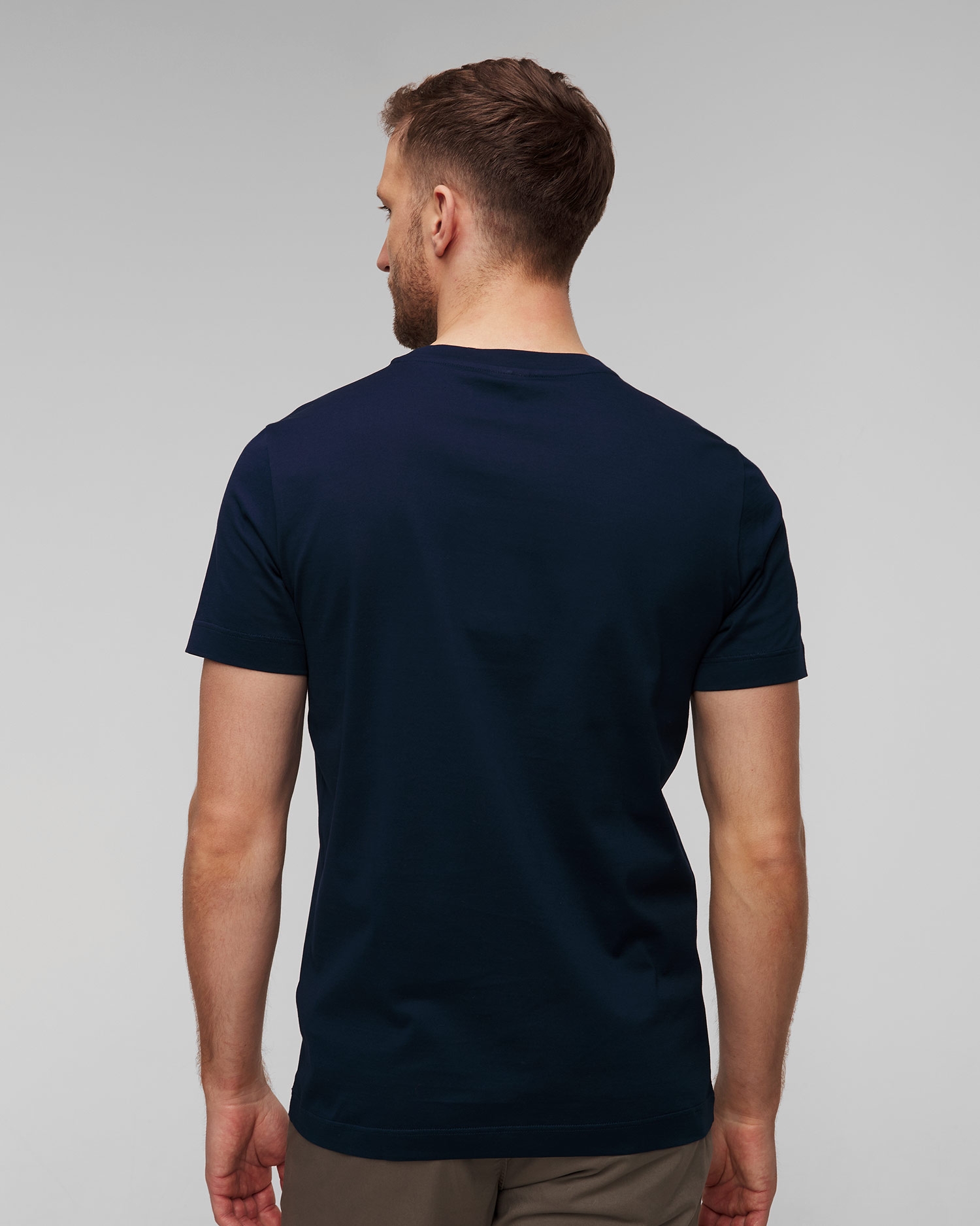 Tmavě modré pánské tričko BOGNER Aaron-1