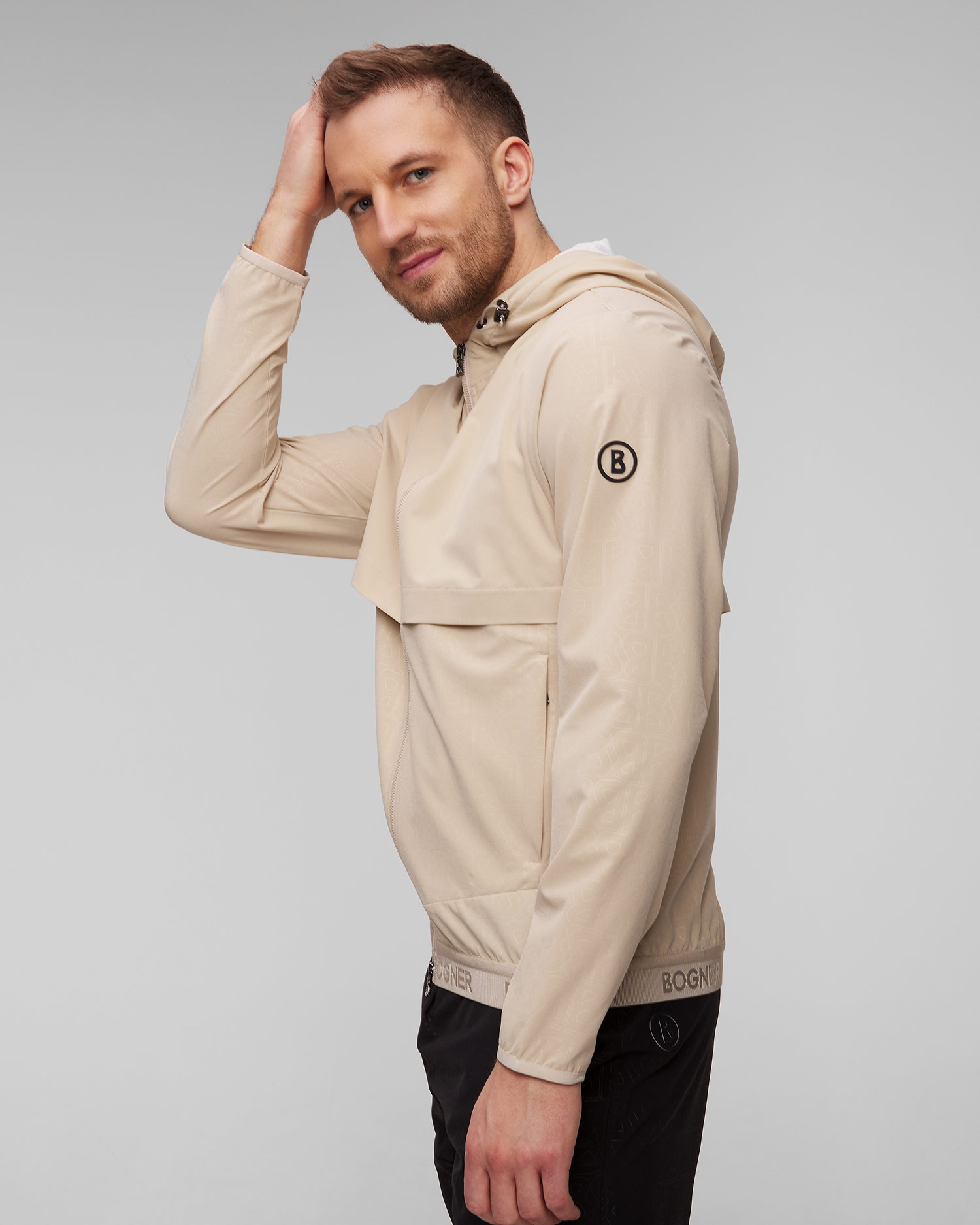 Béžová světlá pánská bunda BOGNER Vadim