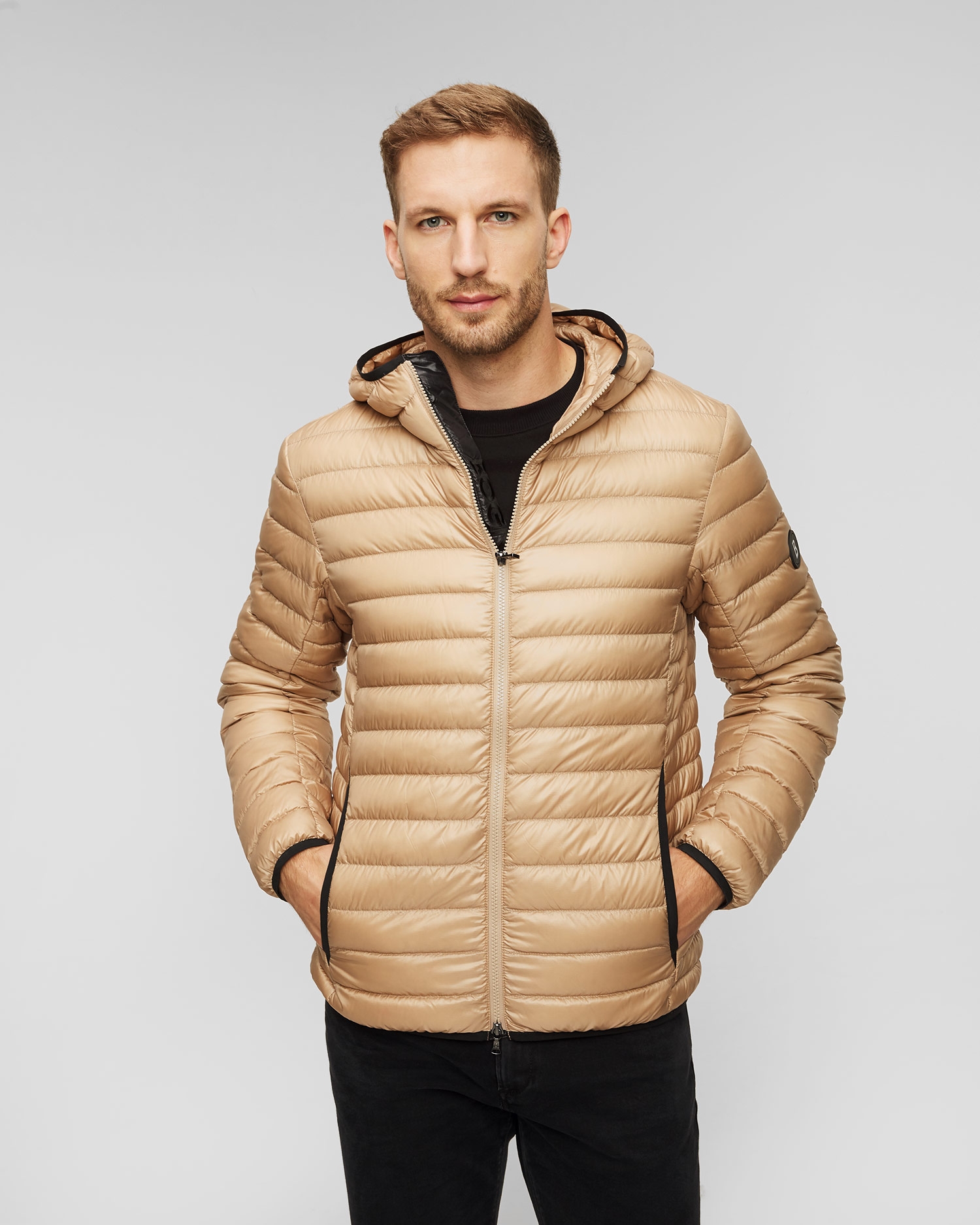 Béžová péřová bunda pánská BOGNER Areso-D