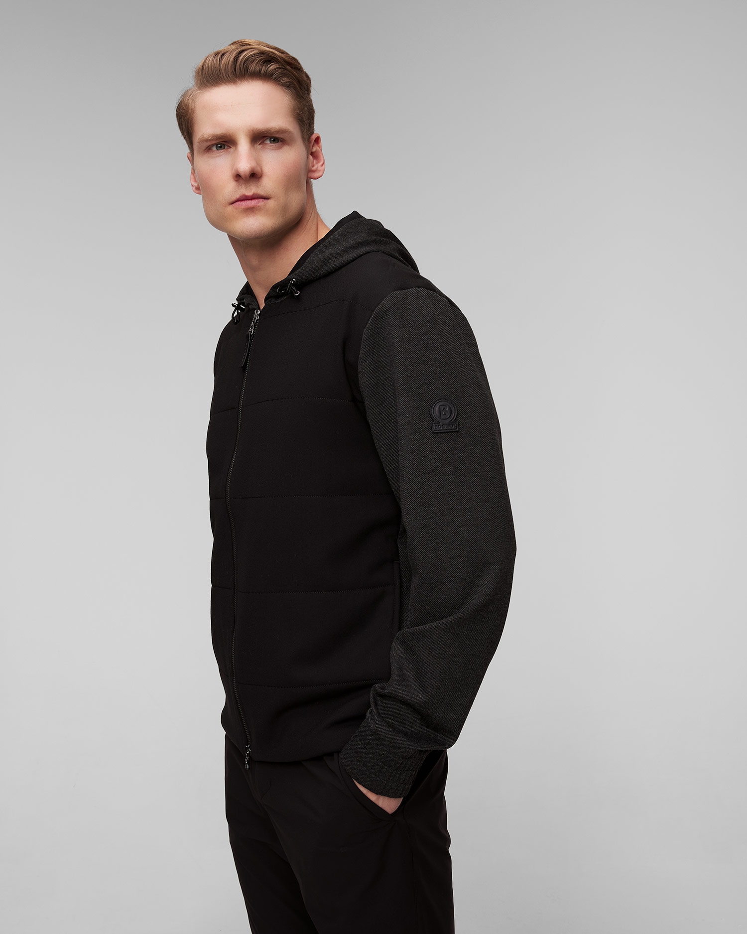 Šedá pánská bundomikina BOGNER Roy