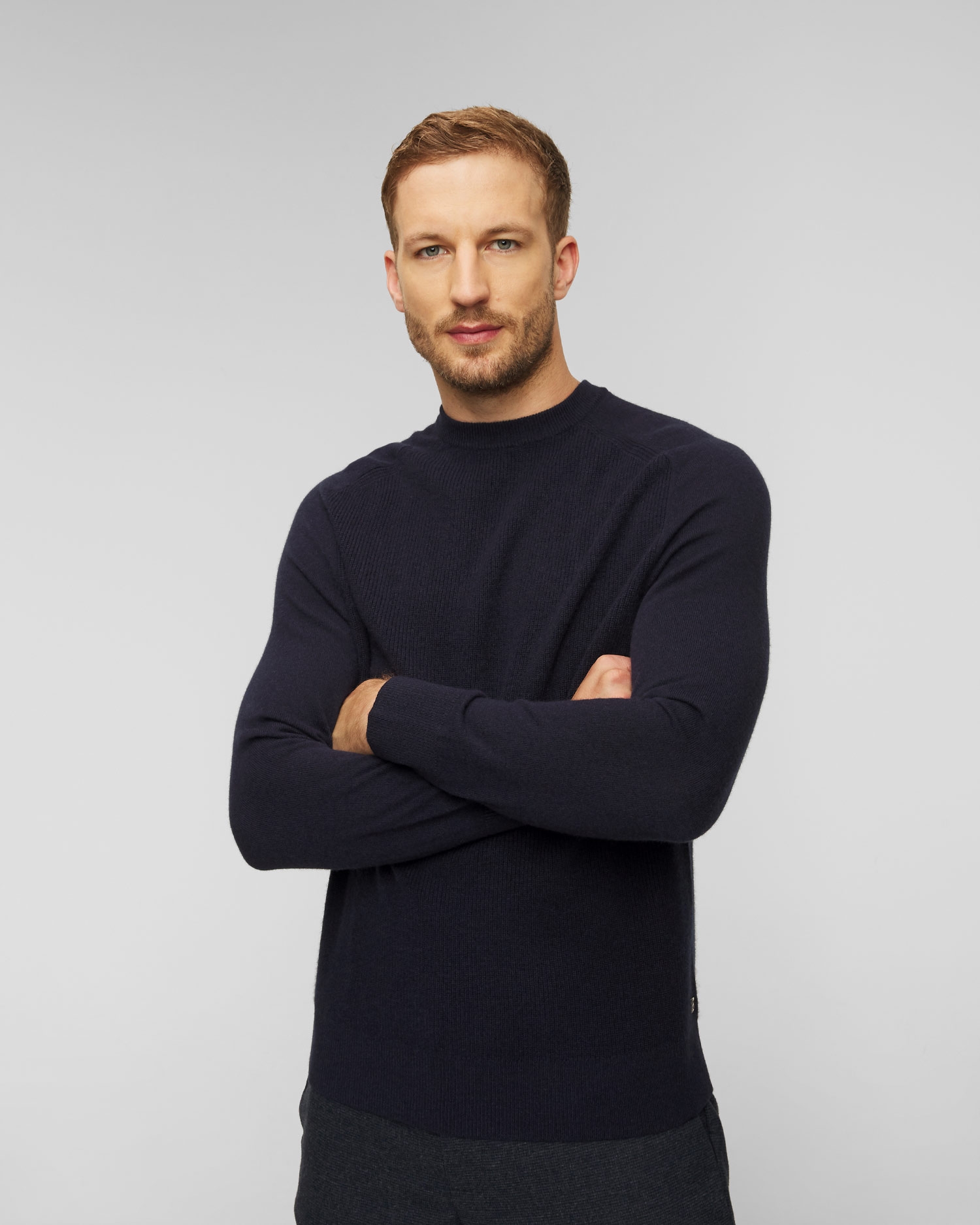 Pánský vlněný svetr s kašmírem BOGNER Dero