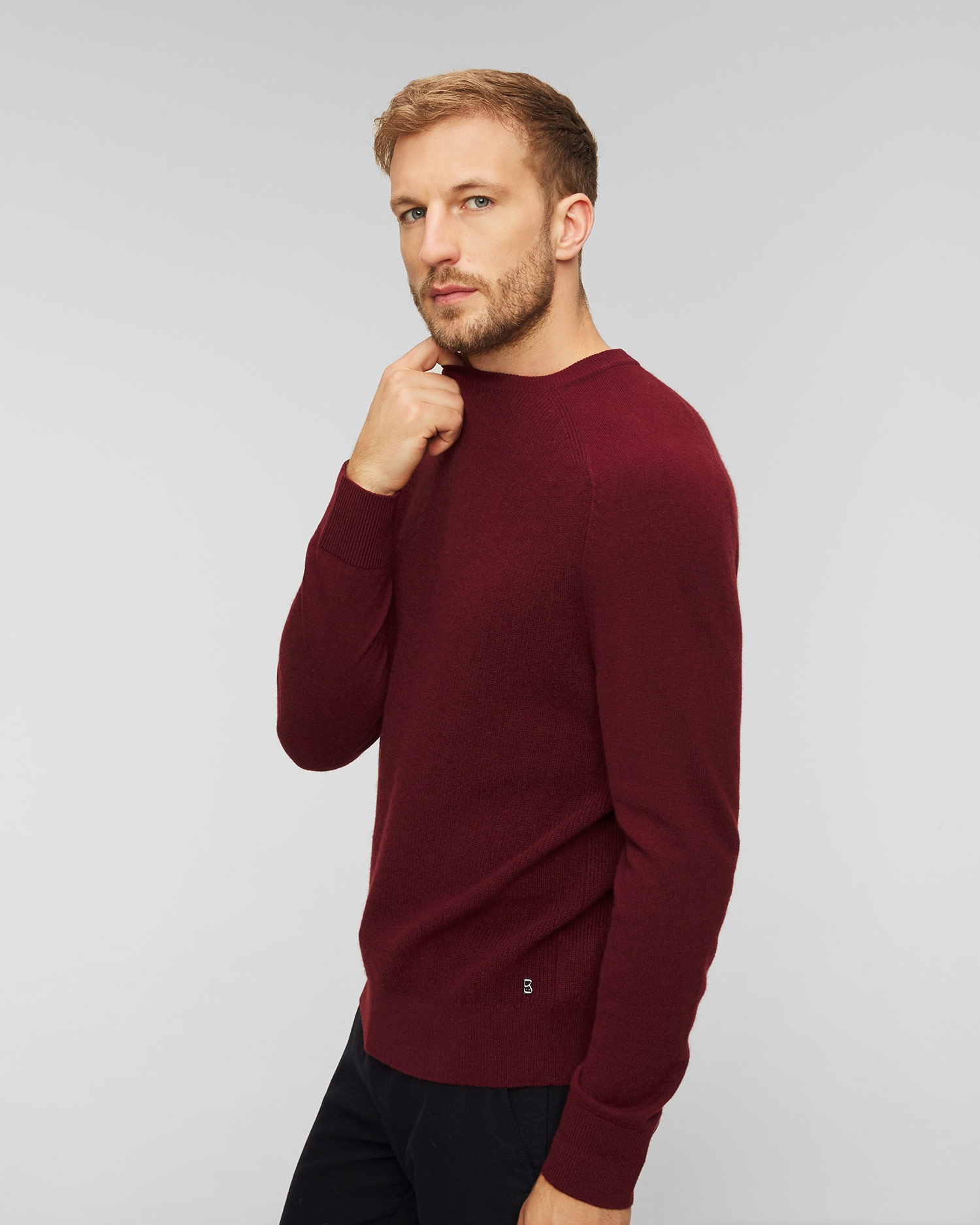 Pánský vlněný svetr s kašmírem BOGNER Dero