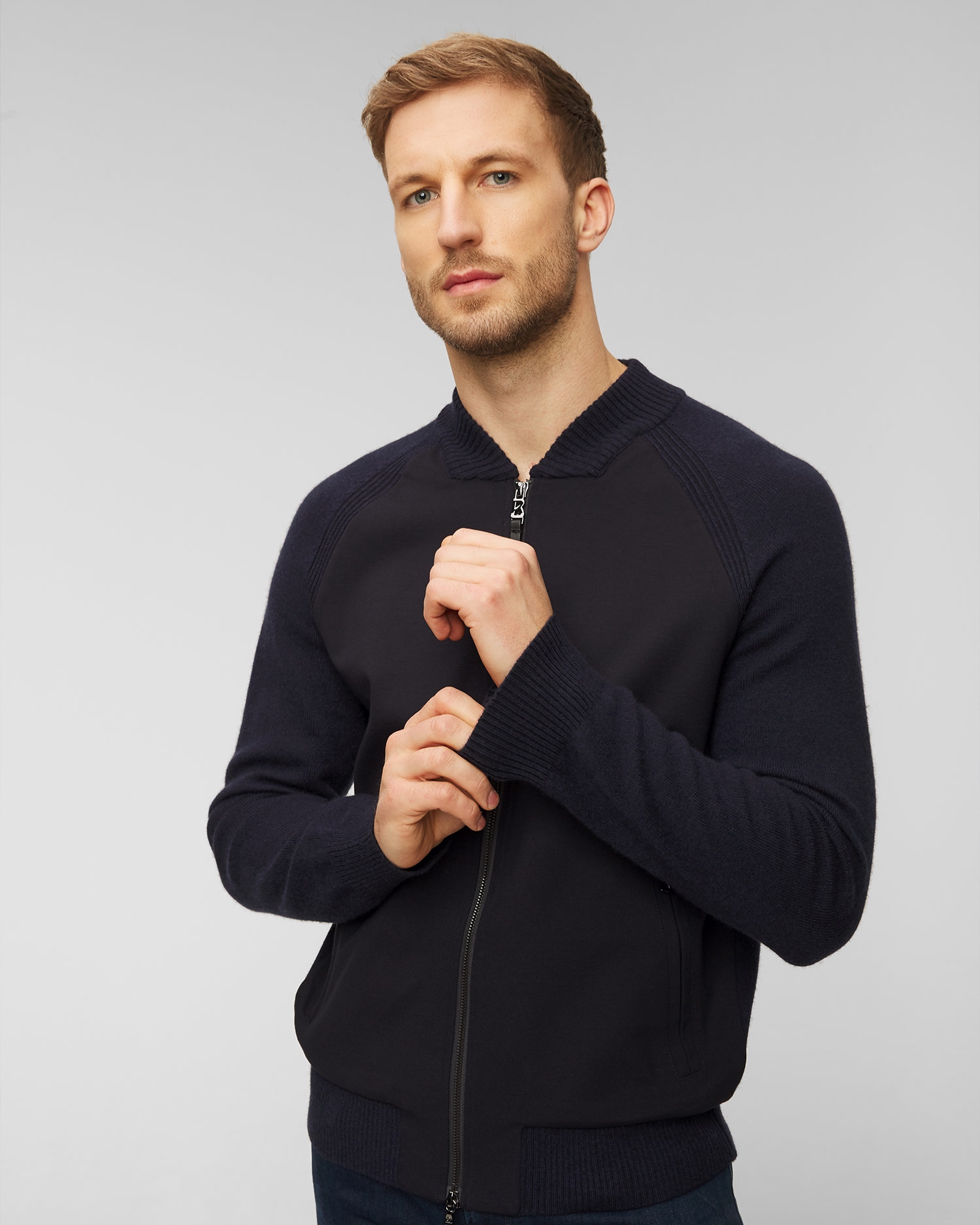 Pánský vlněný kašmírový kardigan BOGNER Dinoux