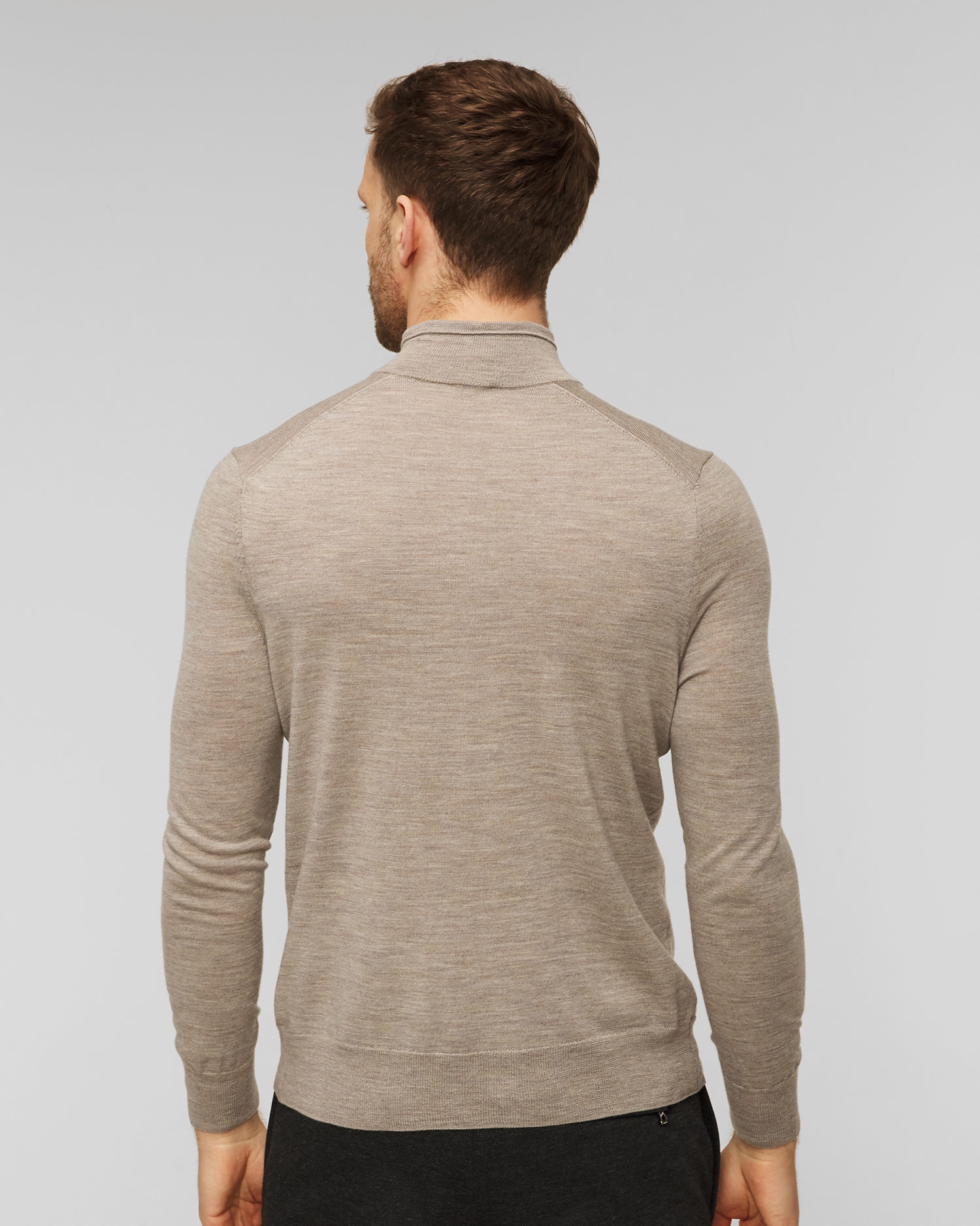 Béžový pánský vlněný svetr Bogner Jouri