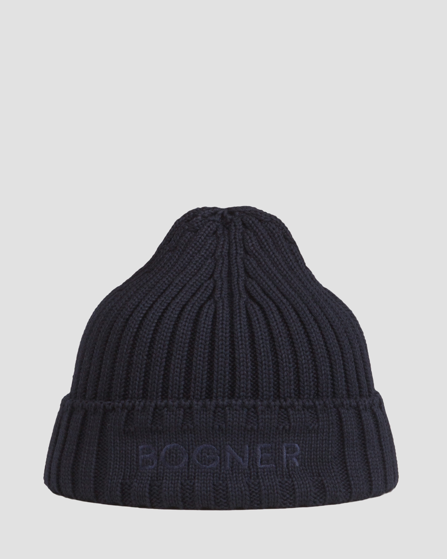 Vlnená čiapka BOGNER CONRAD, Farba-Vzor: Granatowy