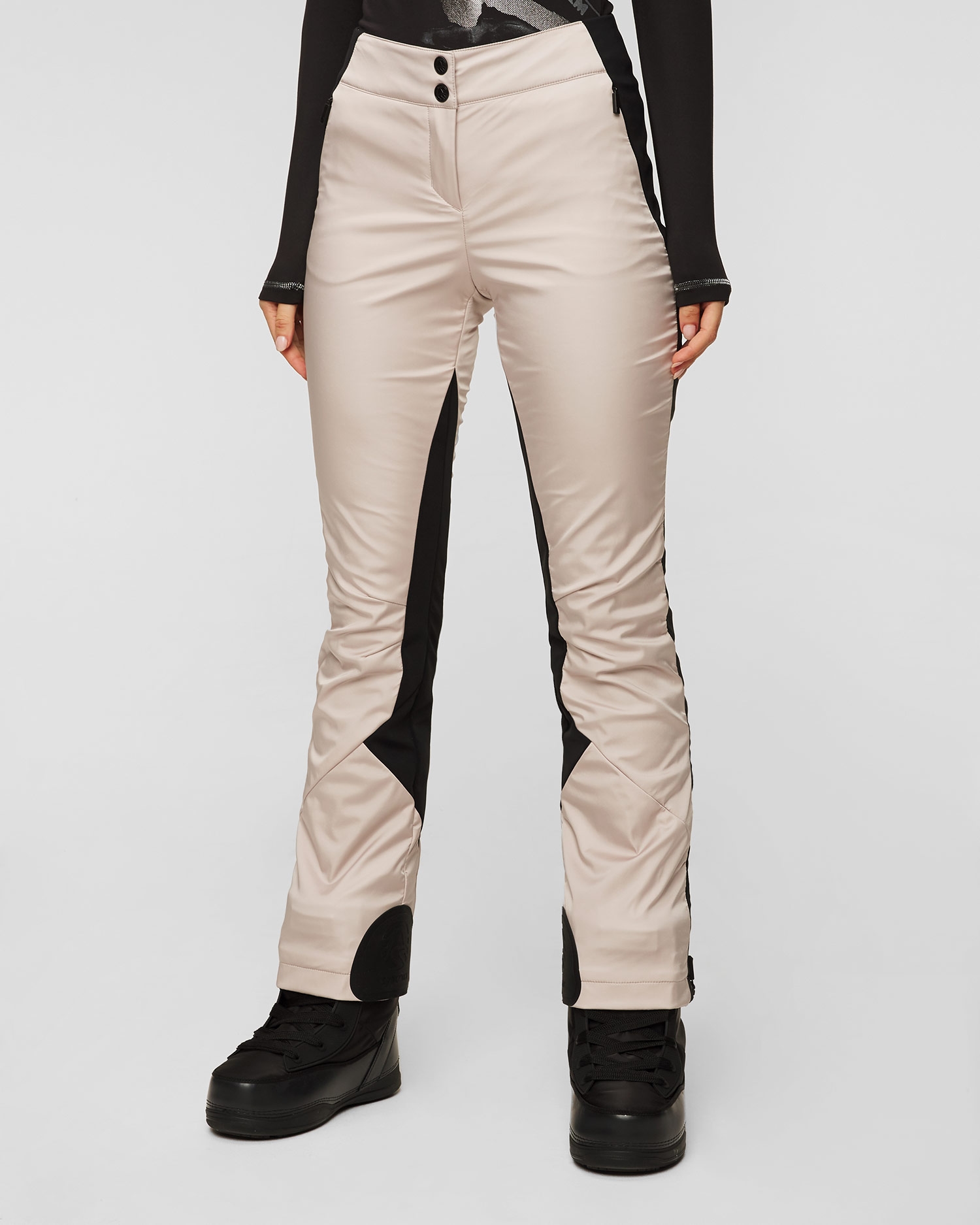 Béžové dámské lyžařské kalhoty Sportalm
