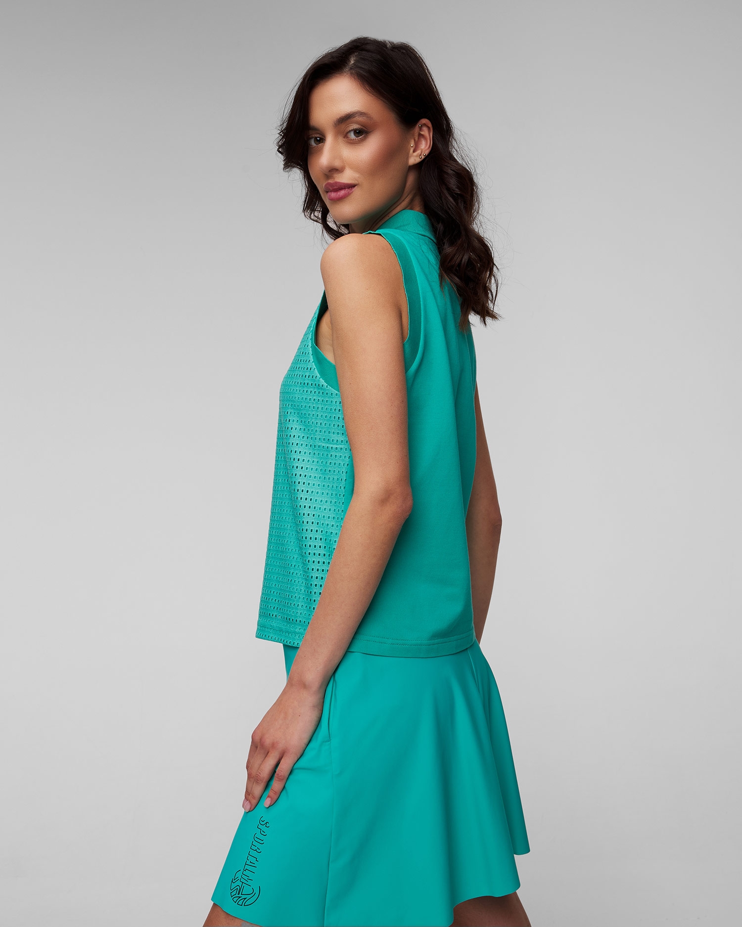 Tyrkysové dámské polo Sportalm