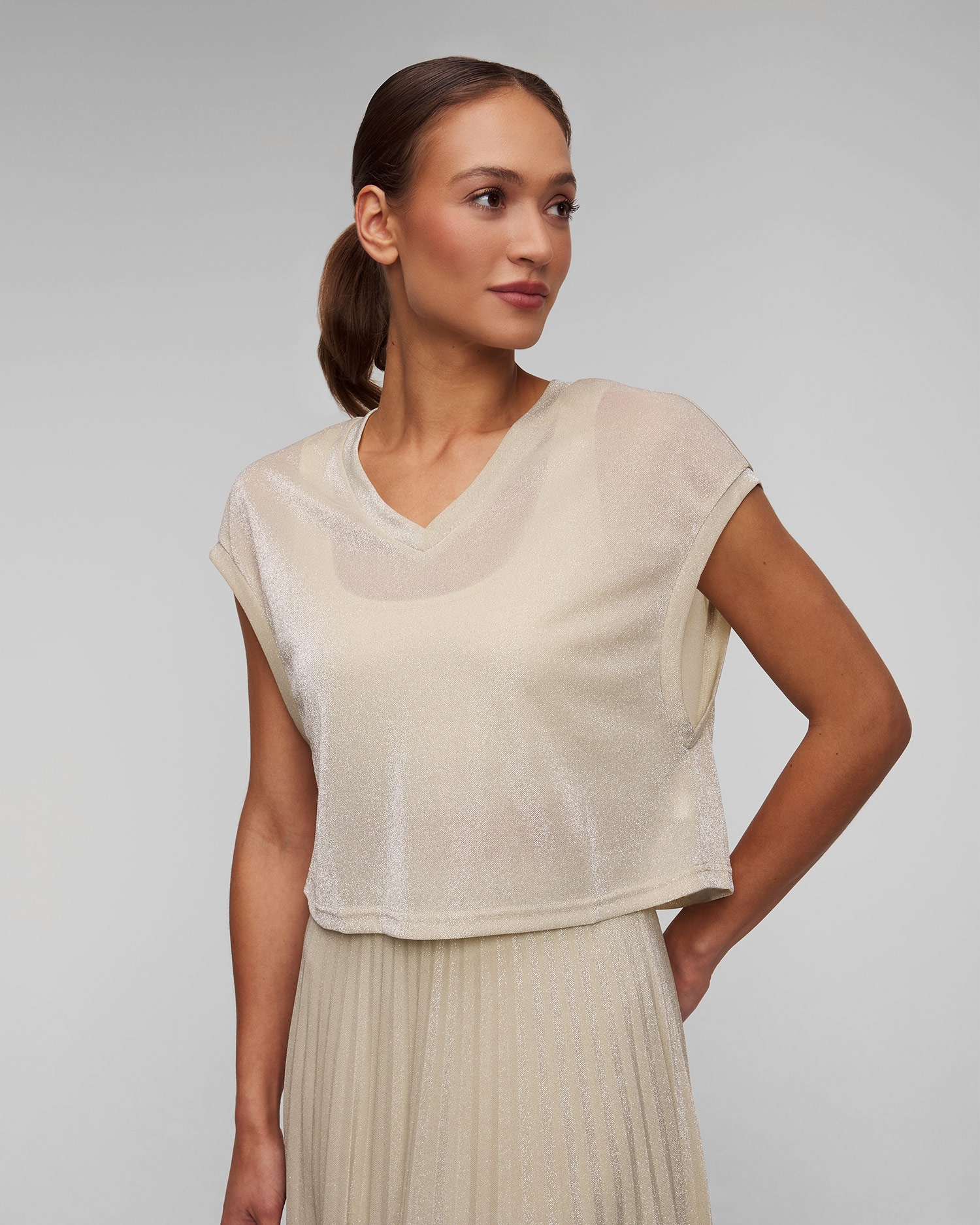 Dámský top Sportalm ve Zlaté Barvě