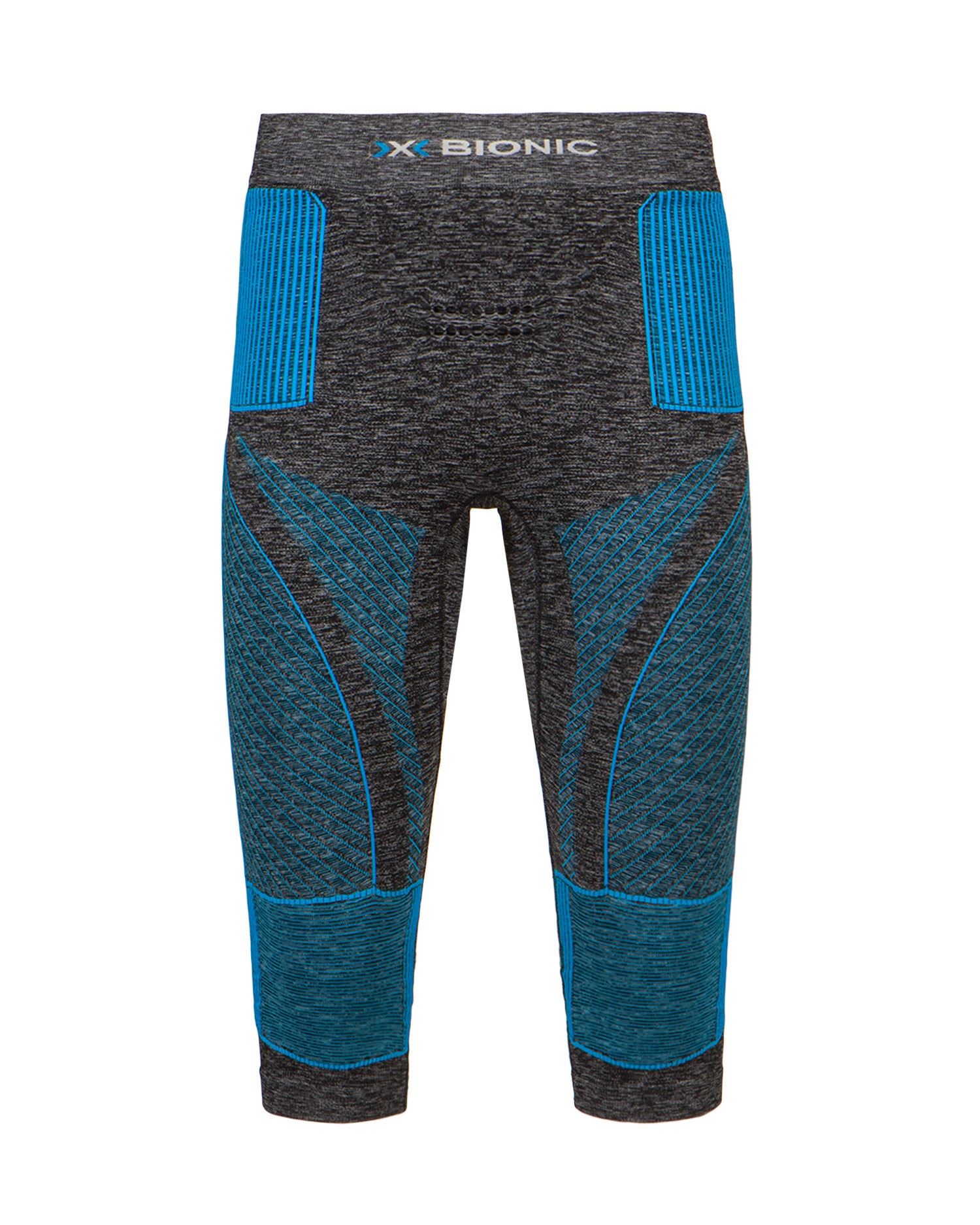 X-BIONIC Energy Accumulator 4.0 Melange 3/4 length underpants, Color/Pattern: Niebieski,Szary