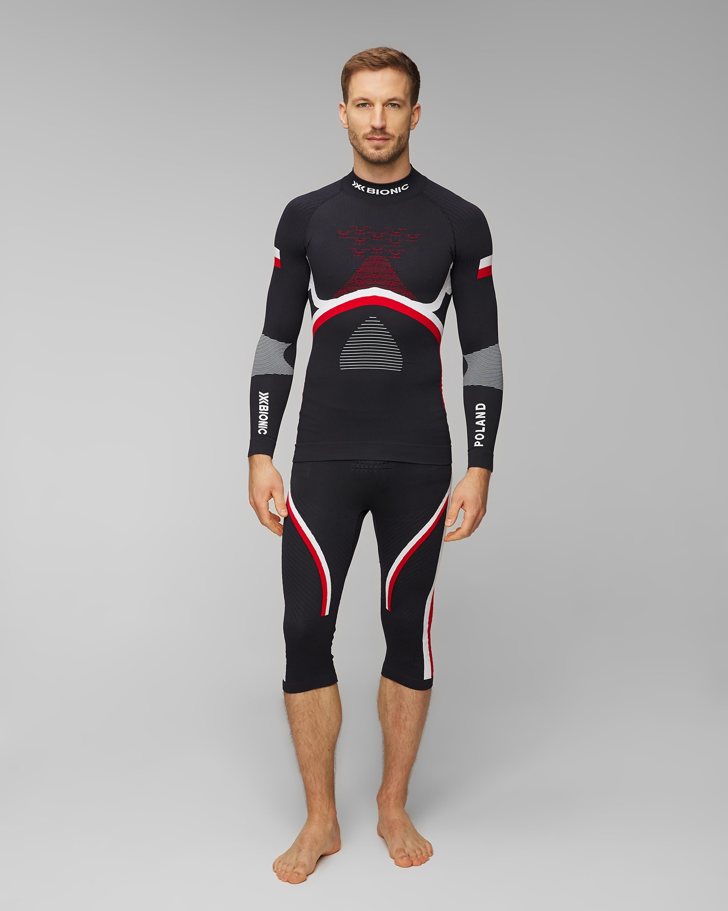 Pánské 3/4 termo podvlíkačky X-Bionic Energy Accumulator 4.0 Patriot Poland