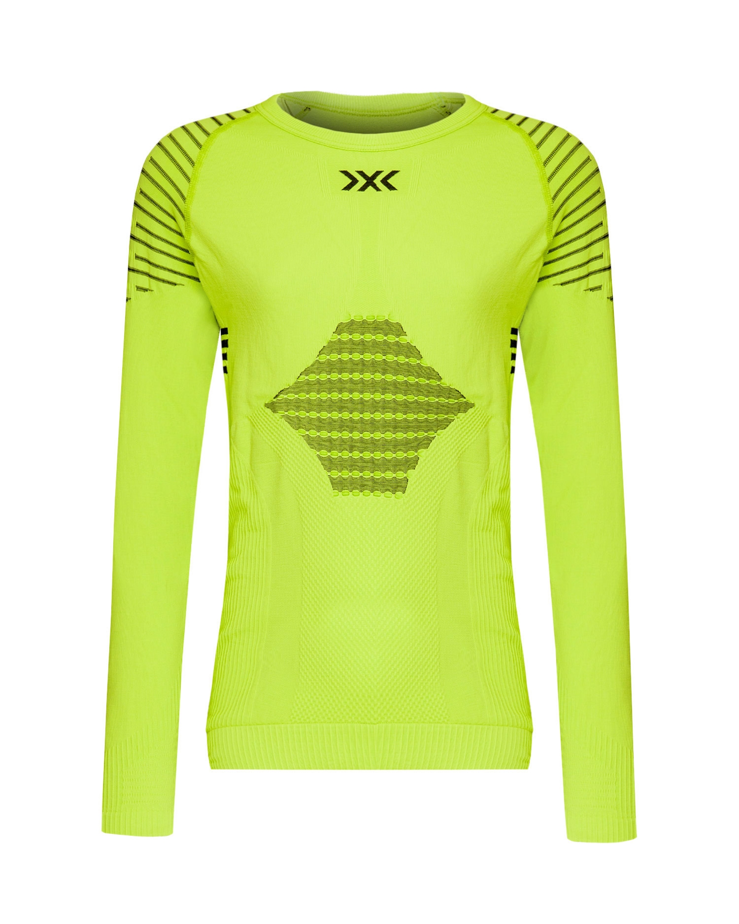 X-BIONIC Invent 4.0 long-sleeve t-shirt, Color/Pattern: Zielony
