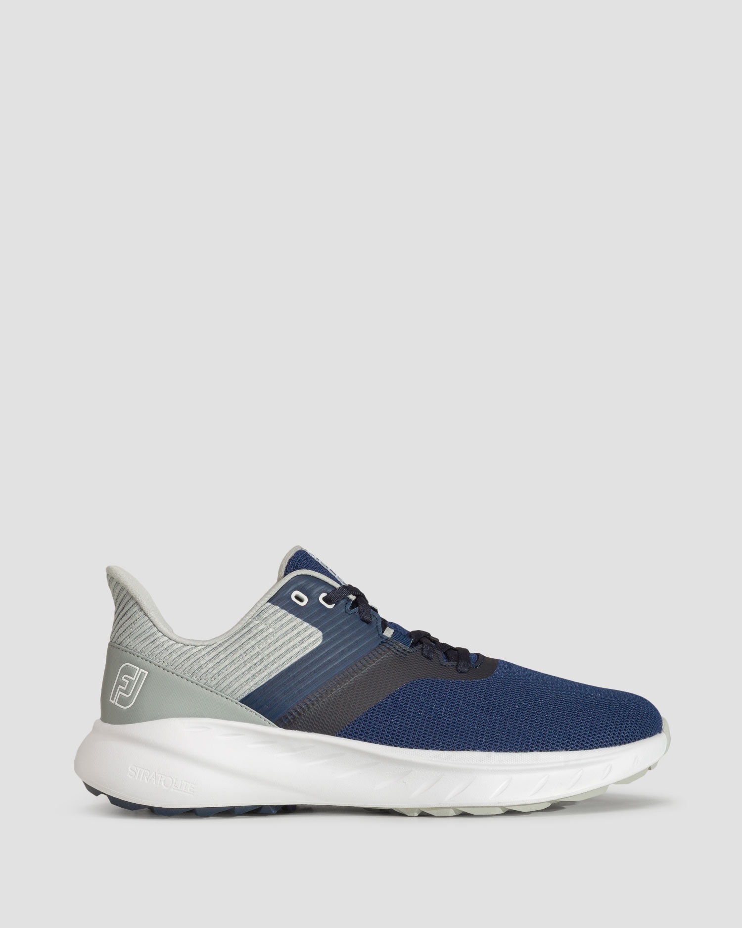 Pánské golfové boty FootJoy Flex v Šedém a Tmavě Modrém Barevném Odstínu