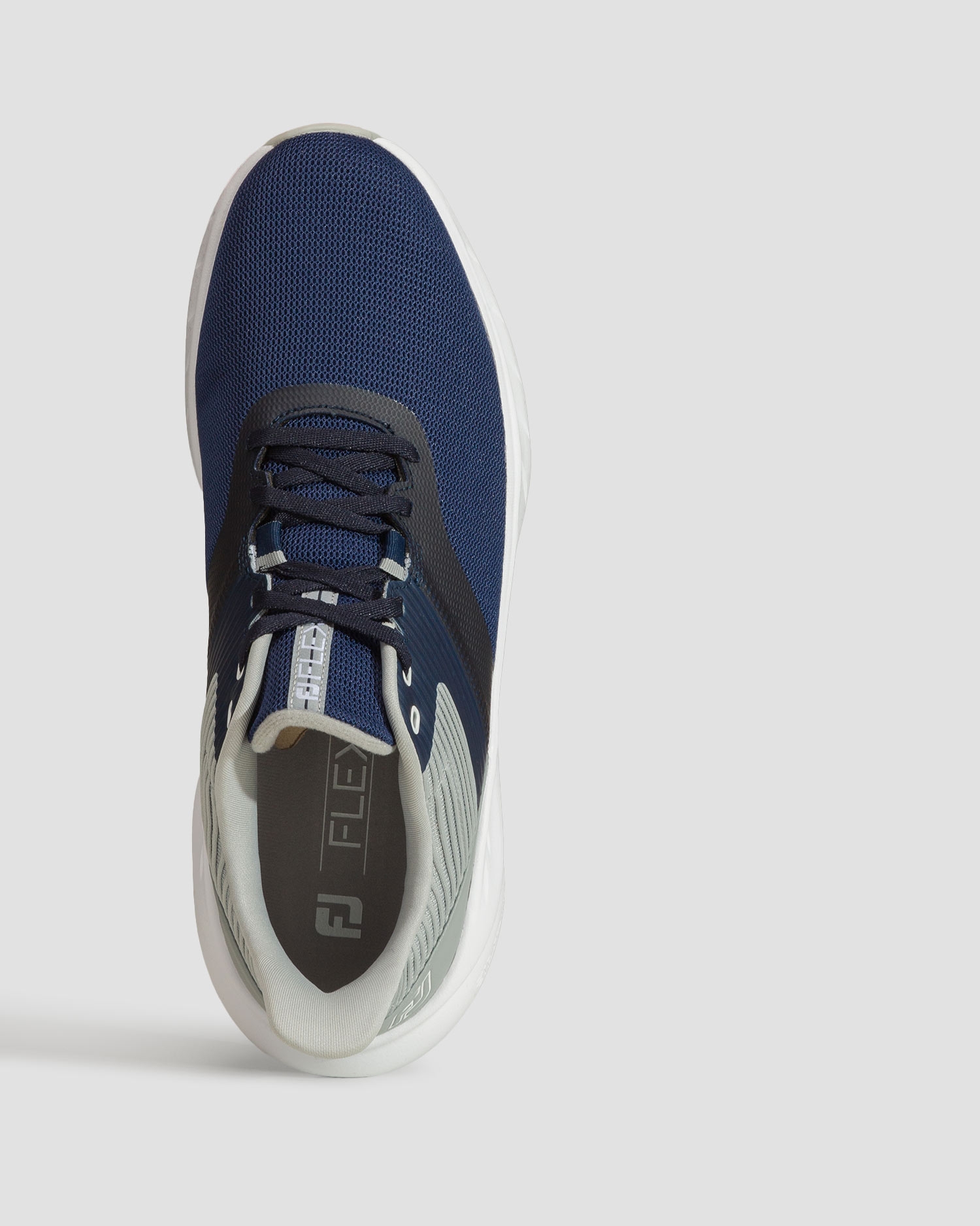 Pánské golfové boty FootJoy Flex v Šedém a Tmavě Modrém Barevném Odstínu