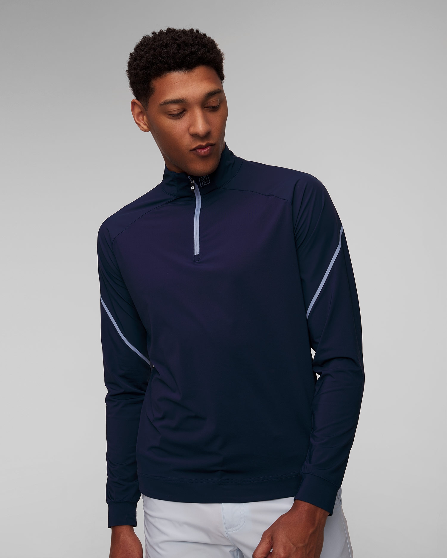 Modrá pánská mikina FootJoy Eu Midlayer+