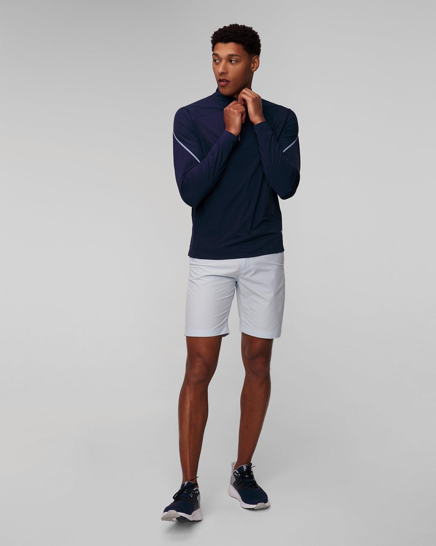 Modrá pánská mikina FootJoy Eu Midlayer+