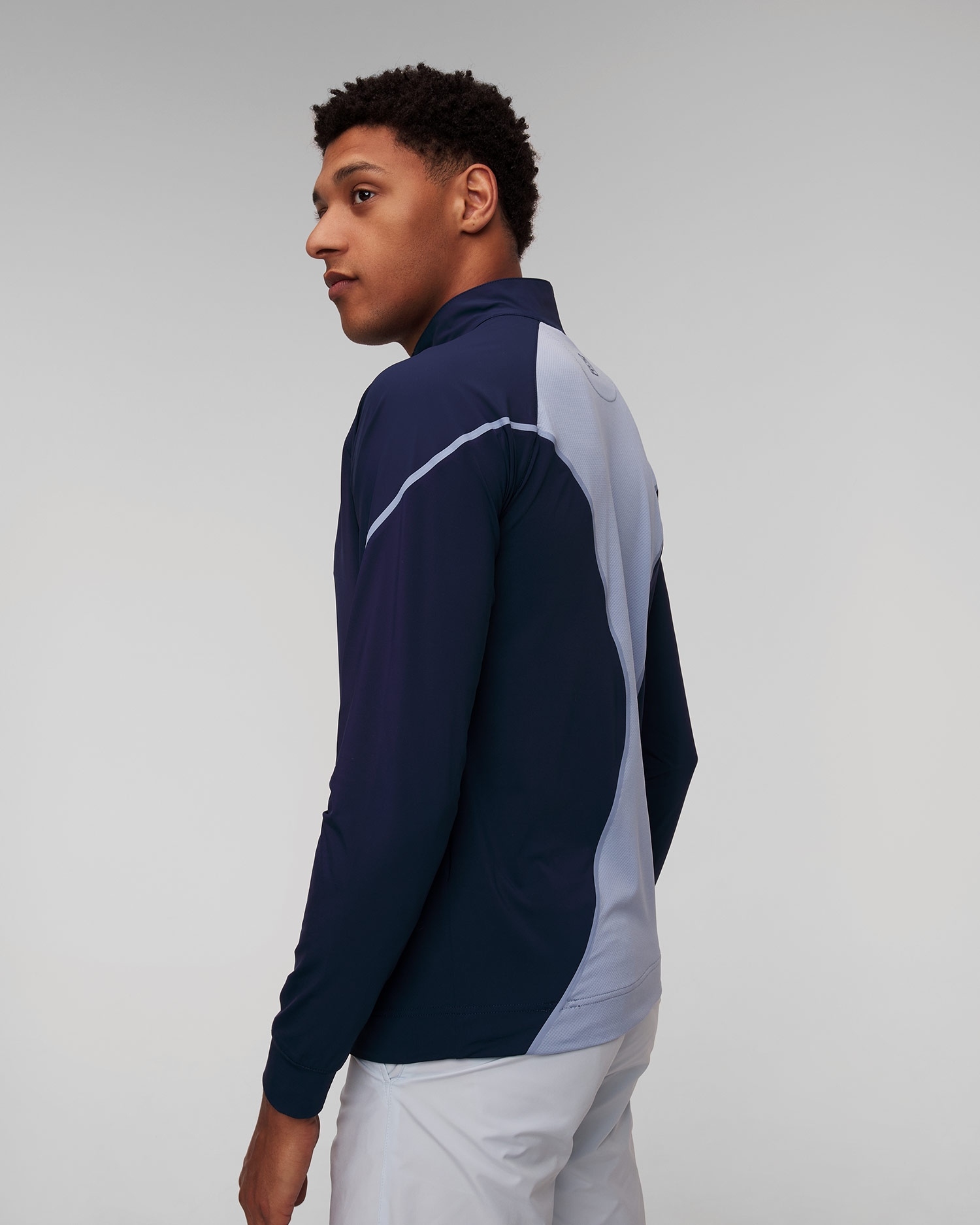 Modrá pánská mikina FootJoy Eu Midlayer+