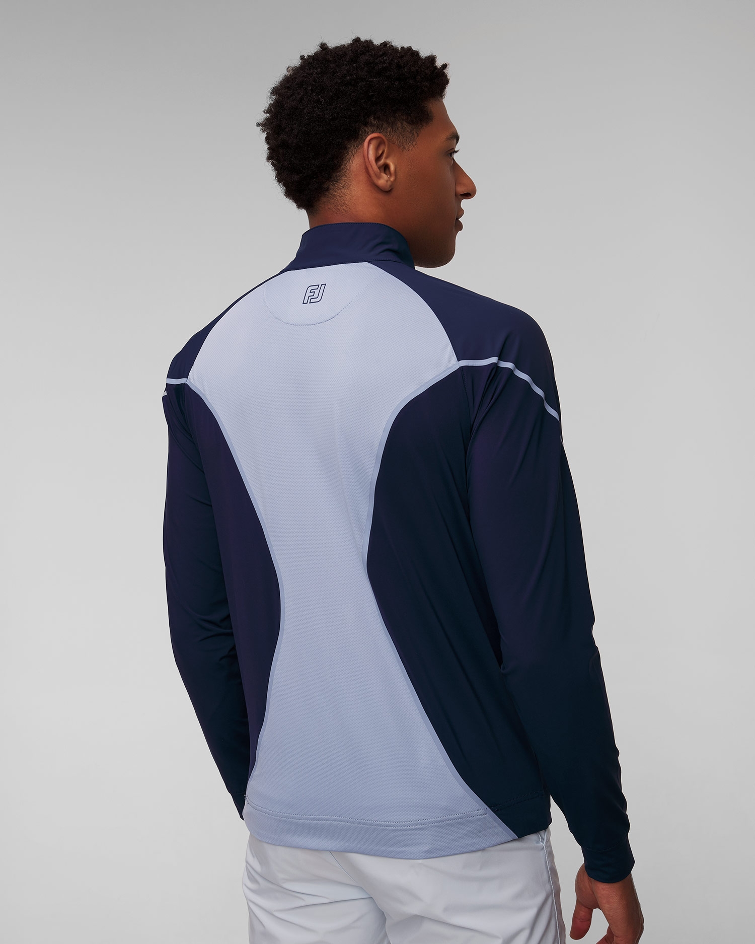 Modrá pánská mikina FootJoy Eu Midlayer+