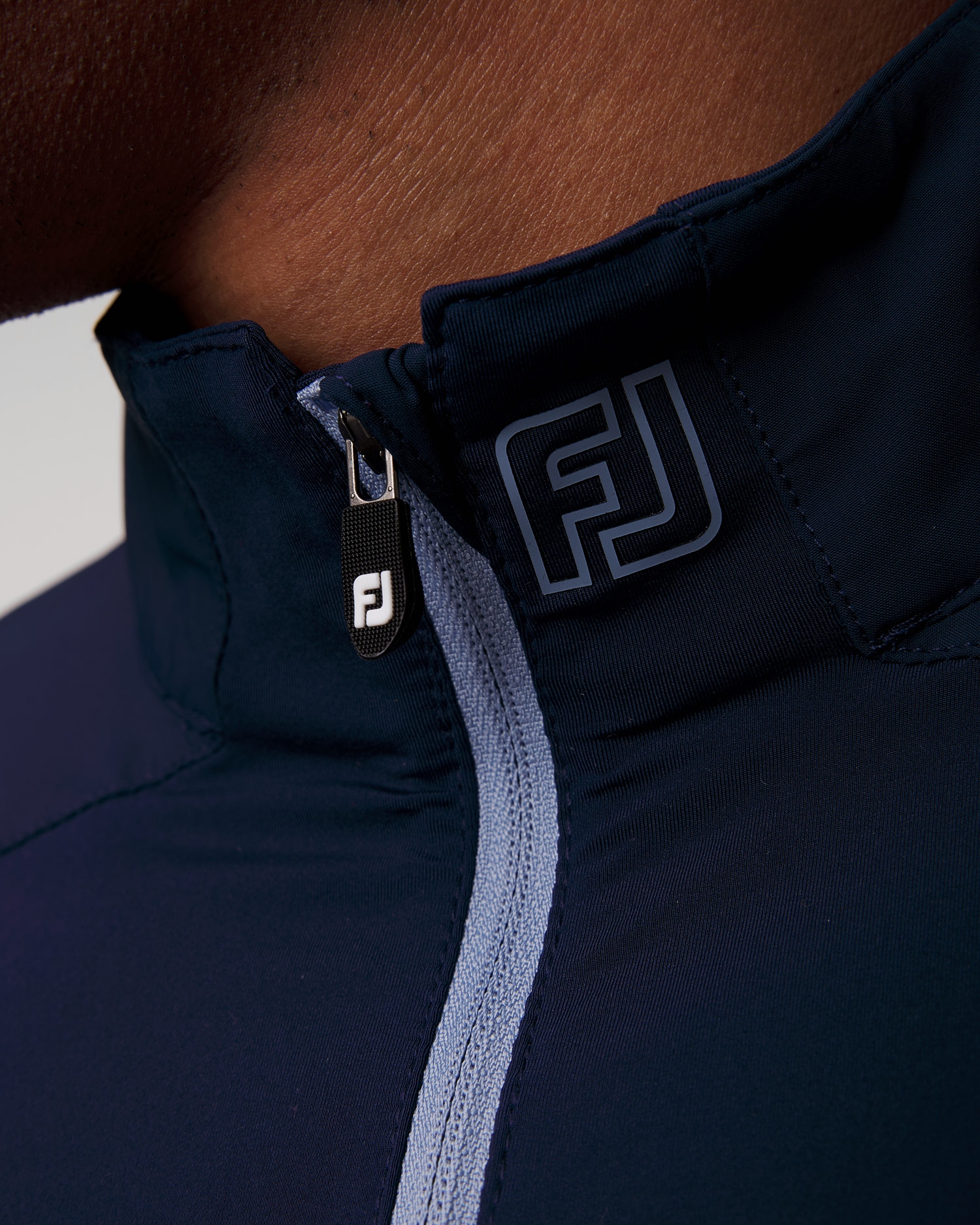 Modrá pánská mikina FootJoy Eu Midlayer+