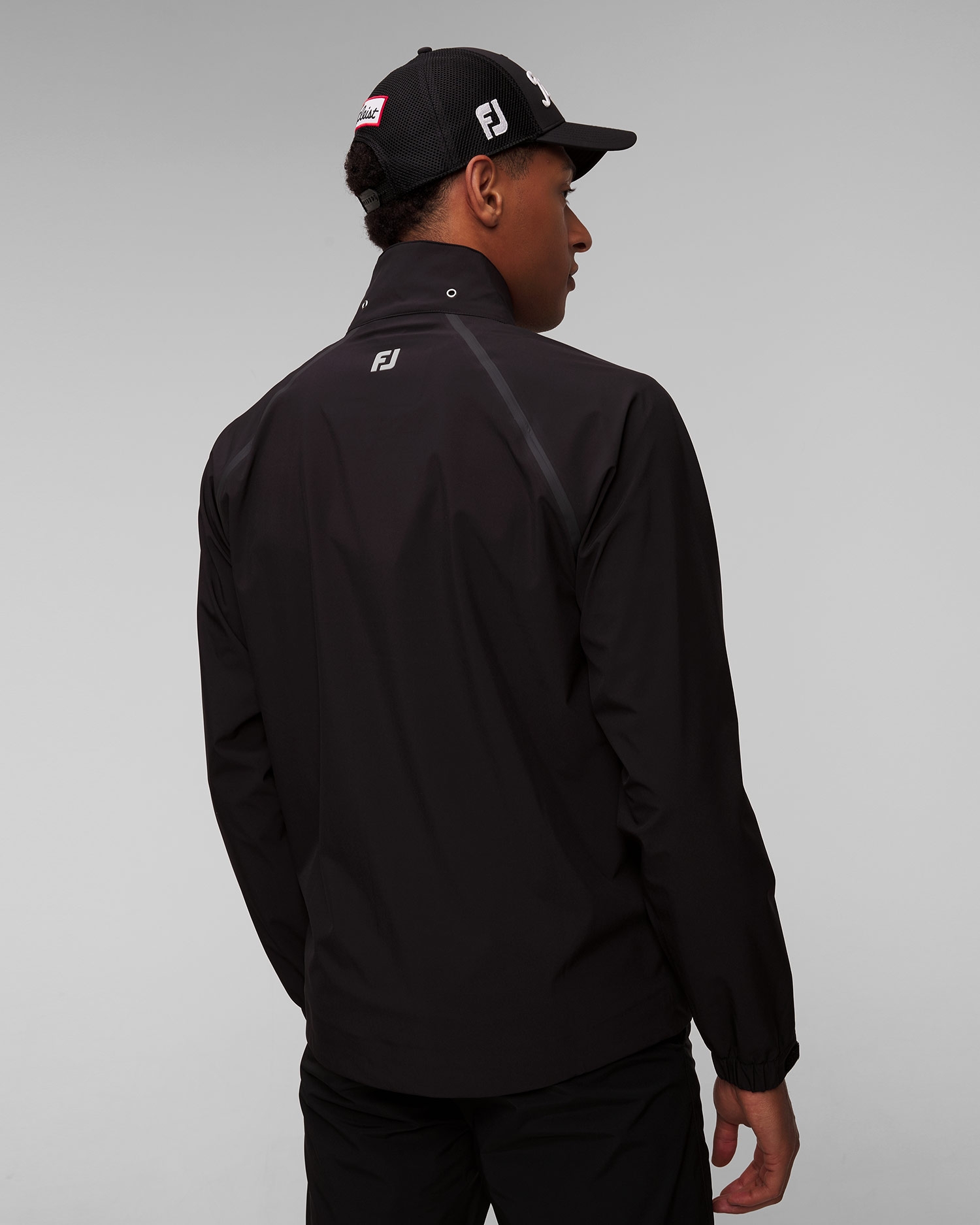 Pánská černá golfová bunda FootJoy Eu HydroTour