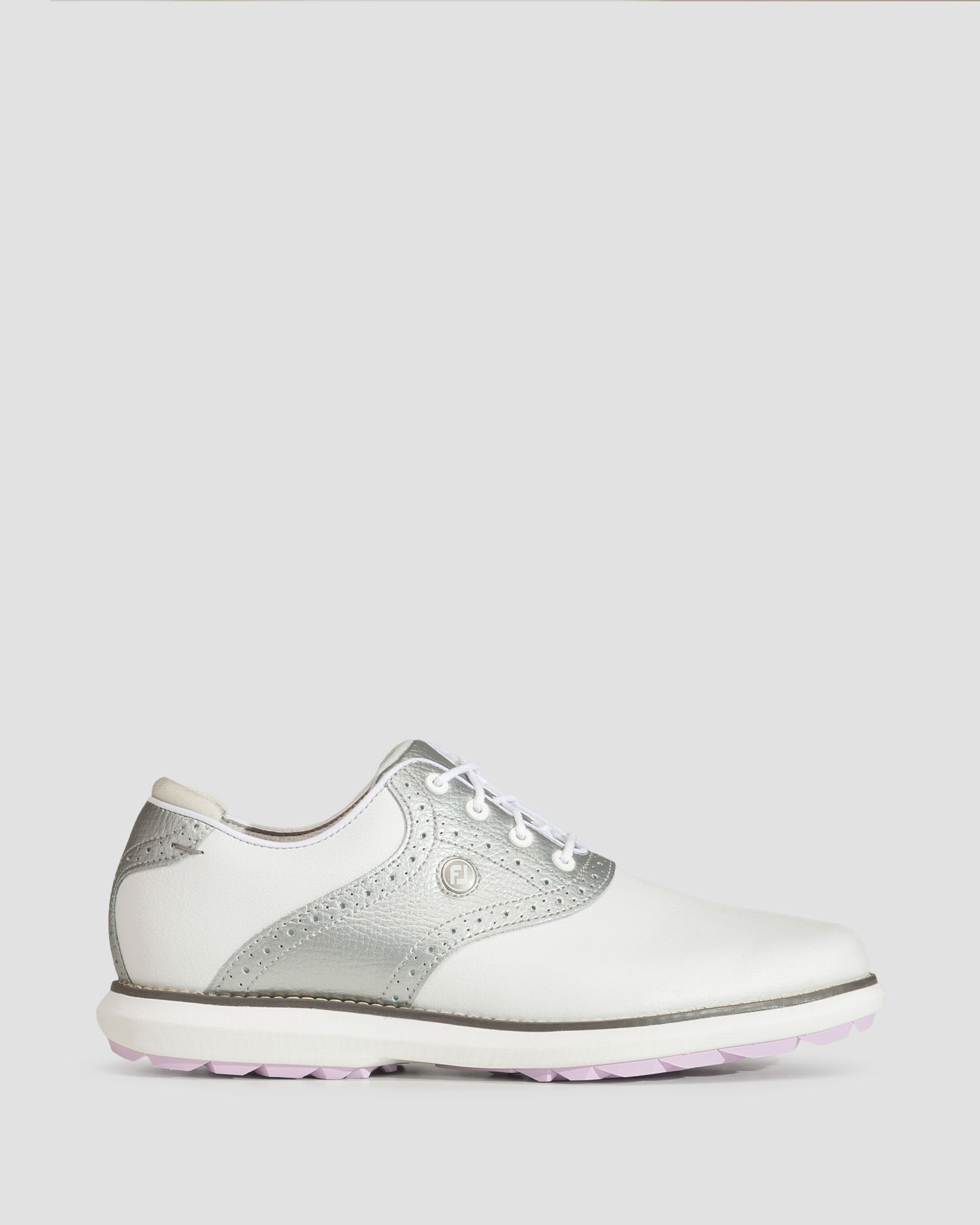 Dámské šedobílé golfové boty FootJoy WN FJ Traditions Spikeless
